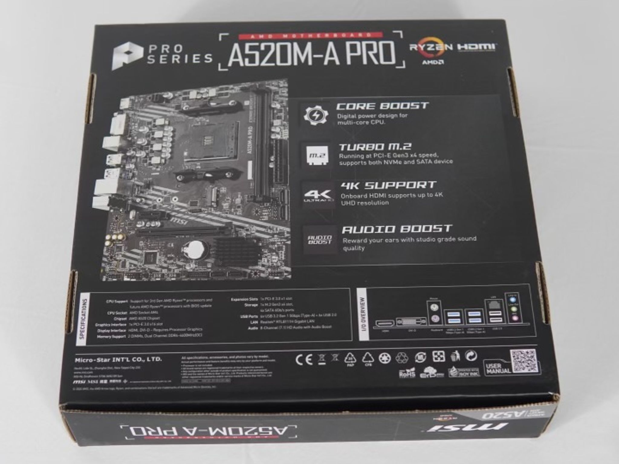 A520m A Pro motherboard
