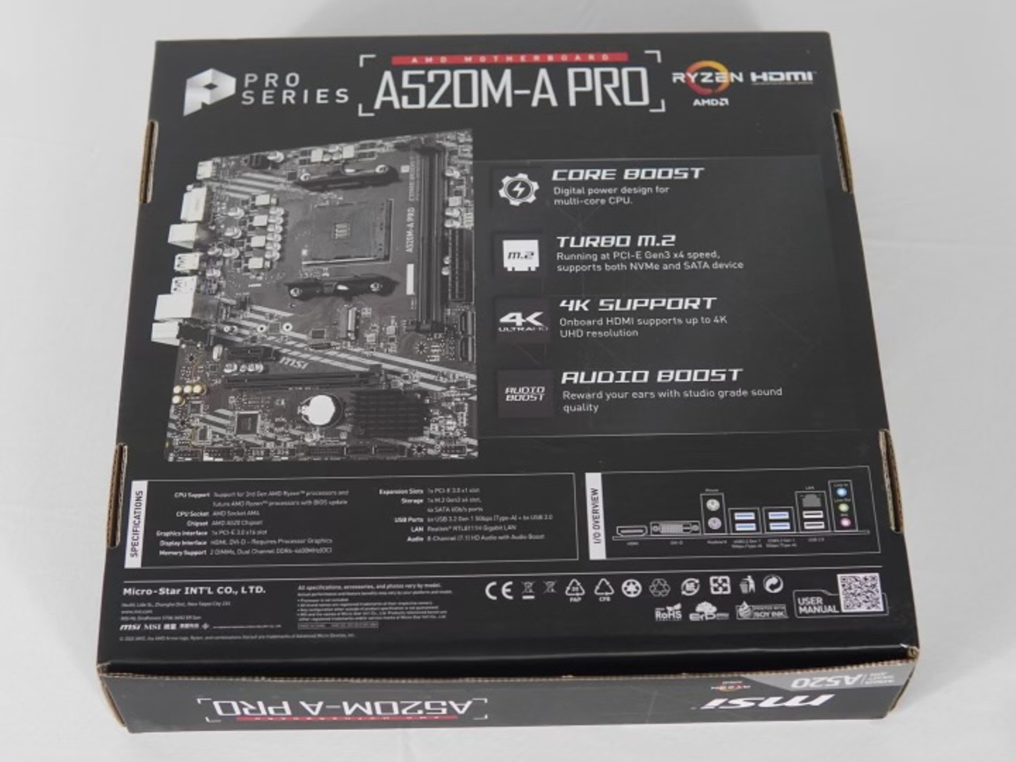 A520m A Pro motherboard