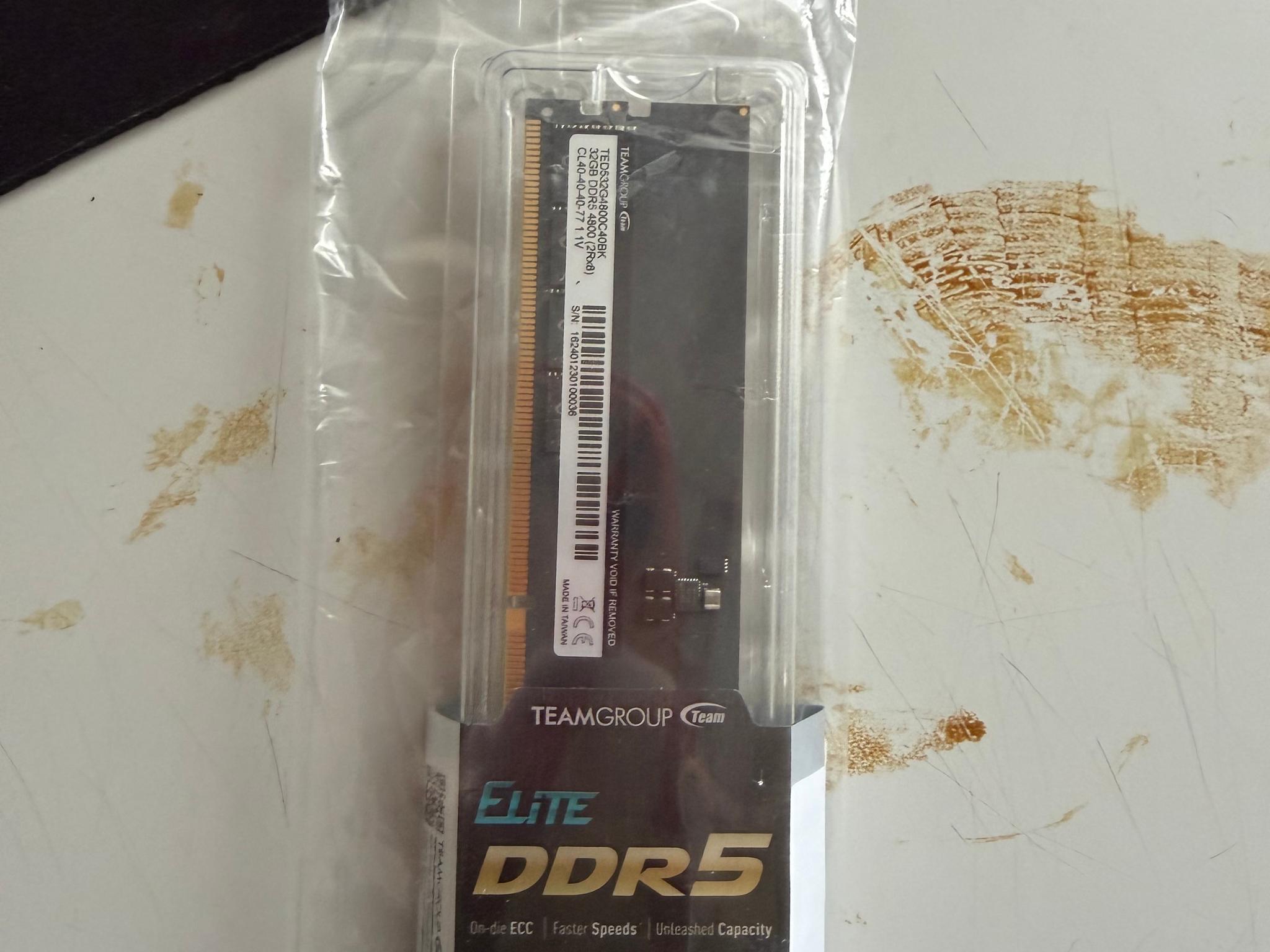 Teamgroup Elite DDR5 32gb 4800MHz Single Stick