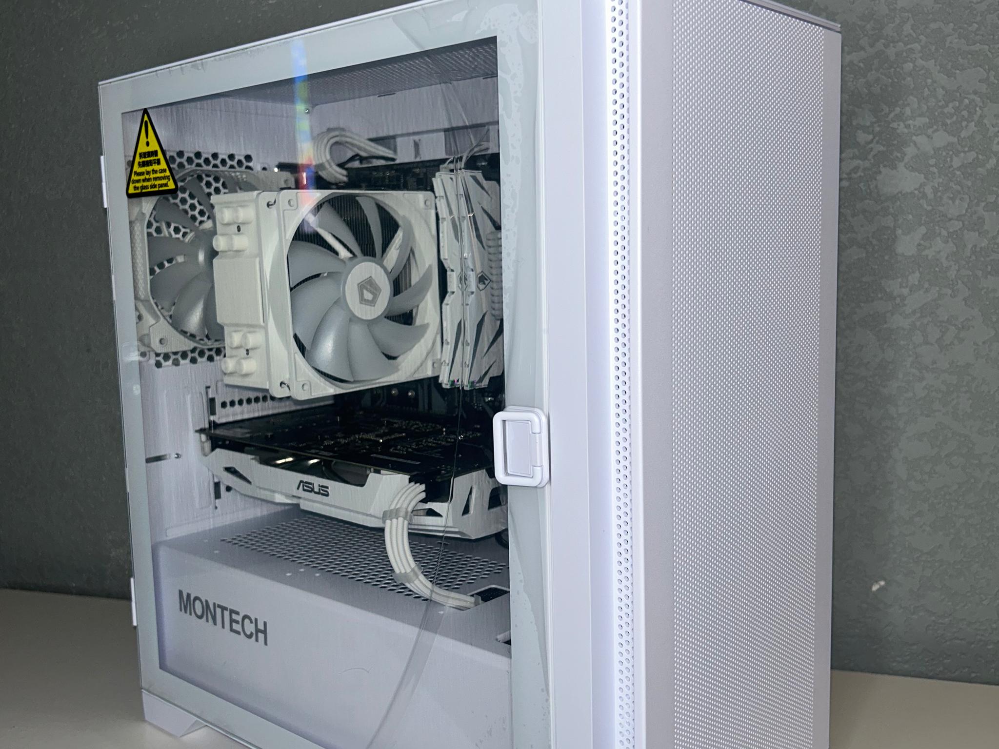 All White Budget Gaming PC | GTX 1060 + Ryzen 5 2600 