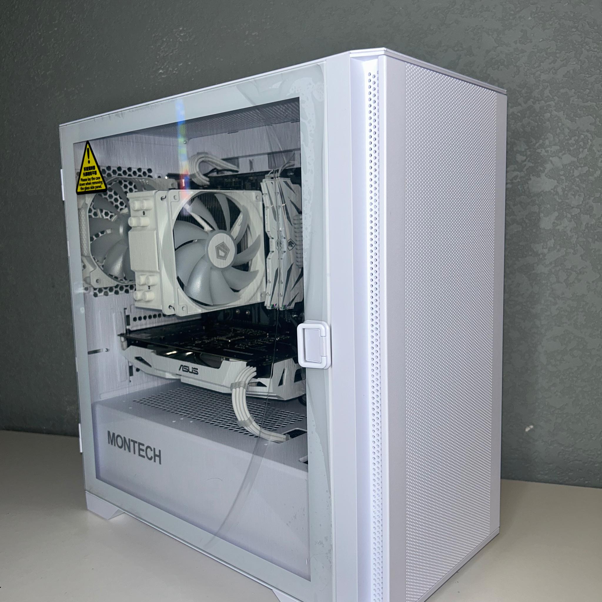 All White Budget Gaming PC | GTX 1060 + Ryzen 5 2600 