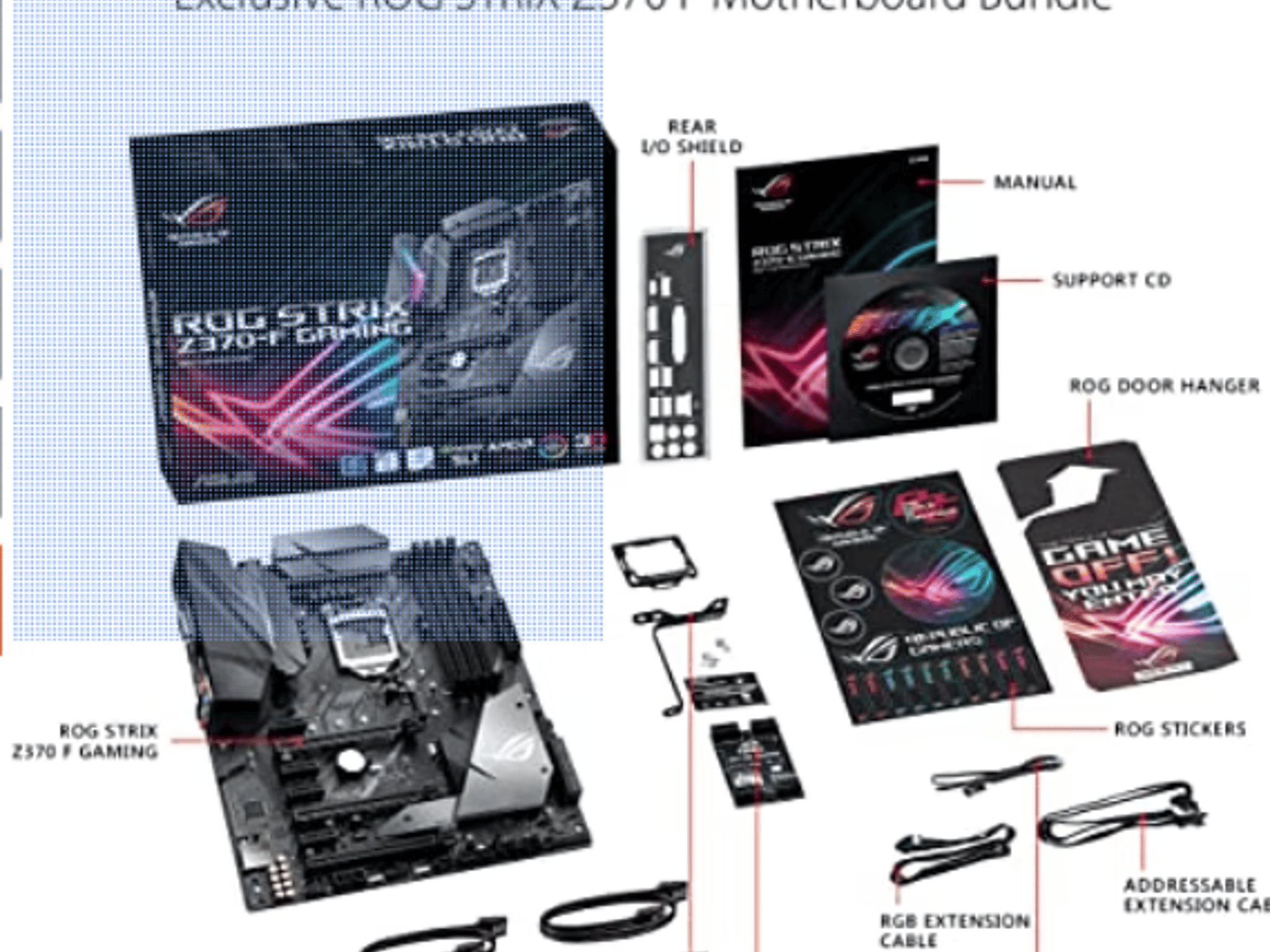 NEW Asus ROG STRIX Z370-F GAMING ATX LGA1151 Motherboard (Intel 8th & 9th Gen CPUs)