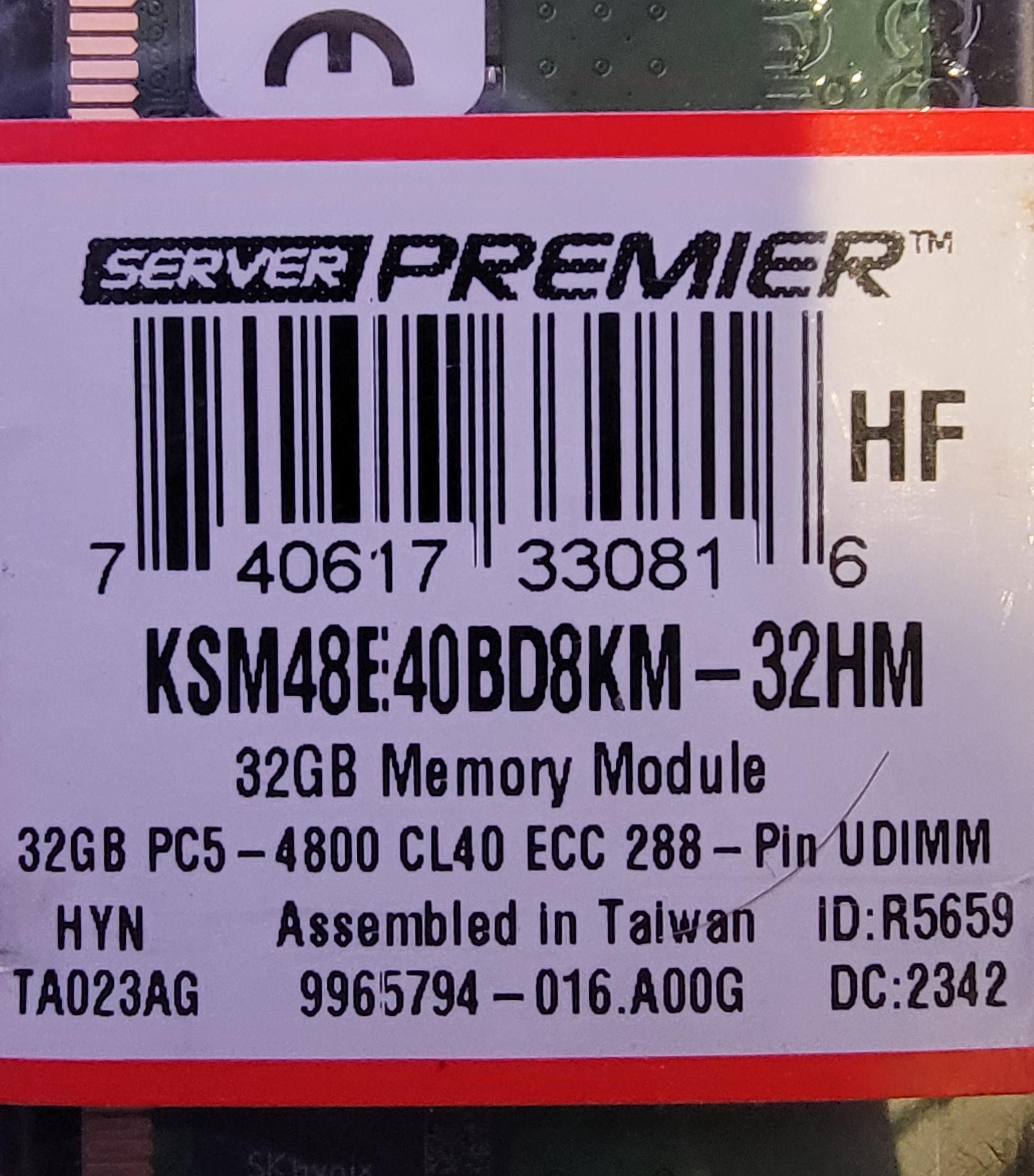 kingston Server Premier KSM48E40BD8KM-32HM