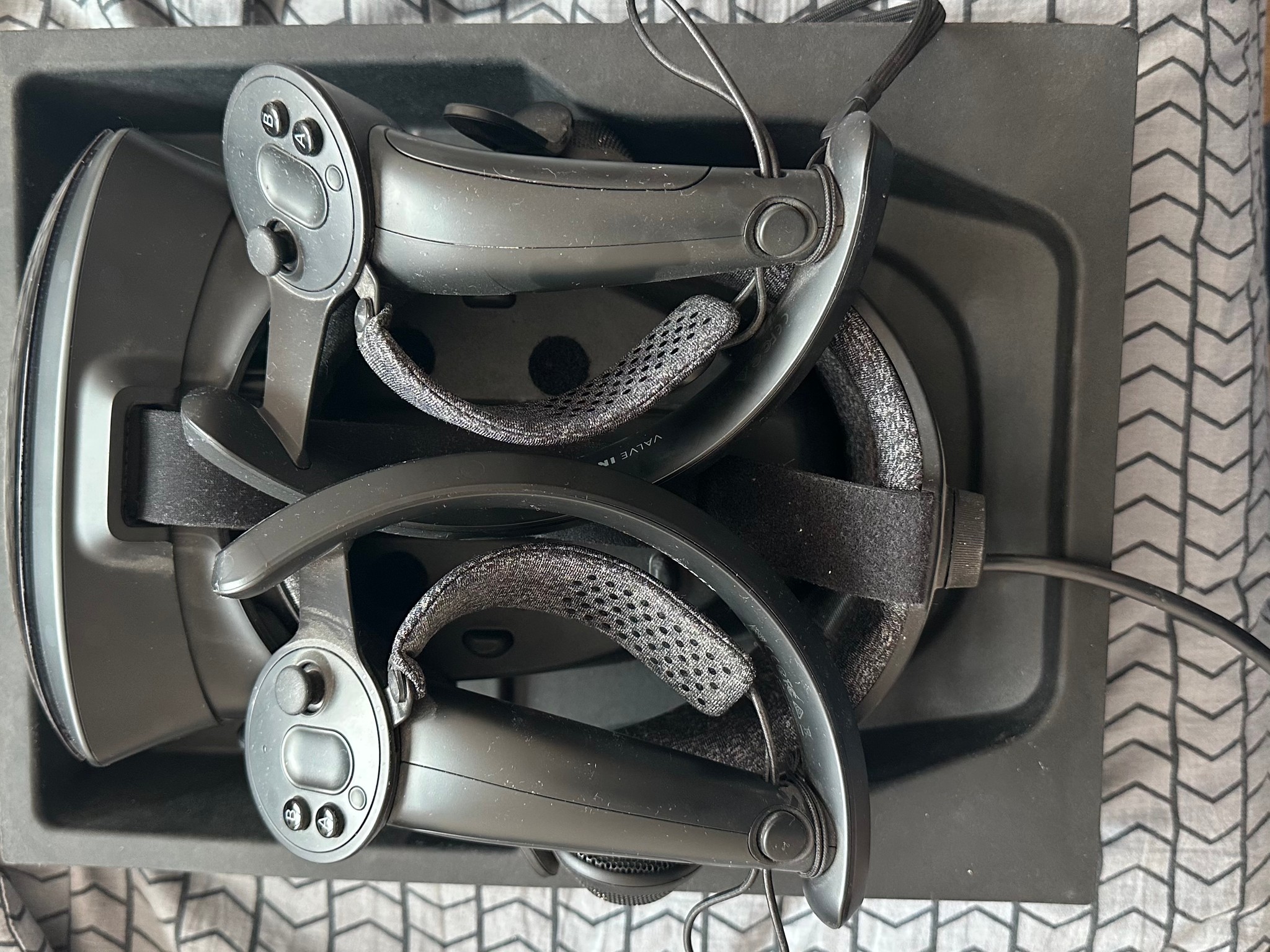 Valve Index Headset, Base Stations, Controllers