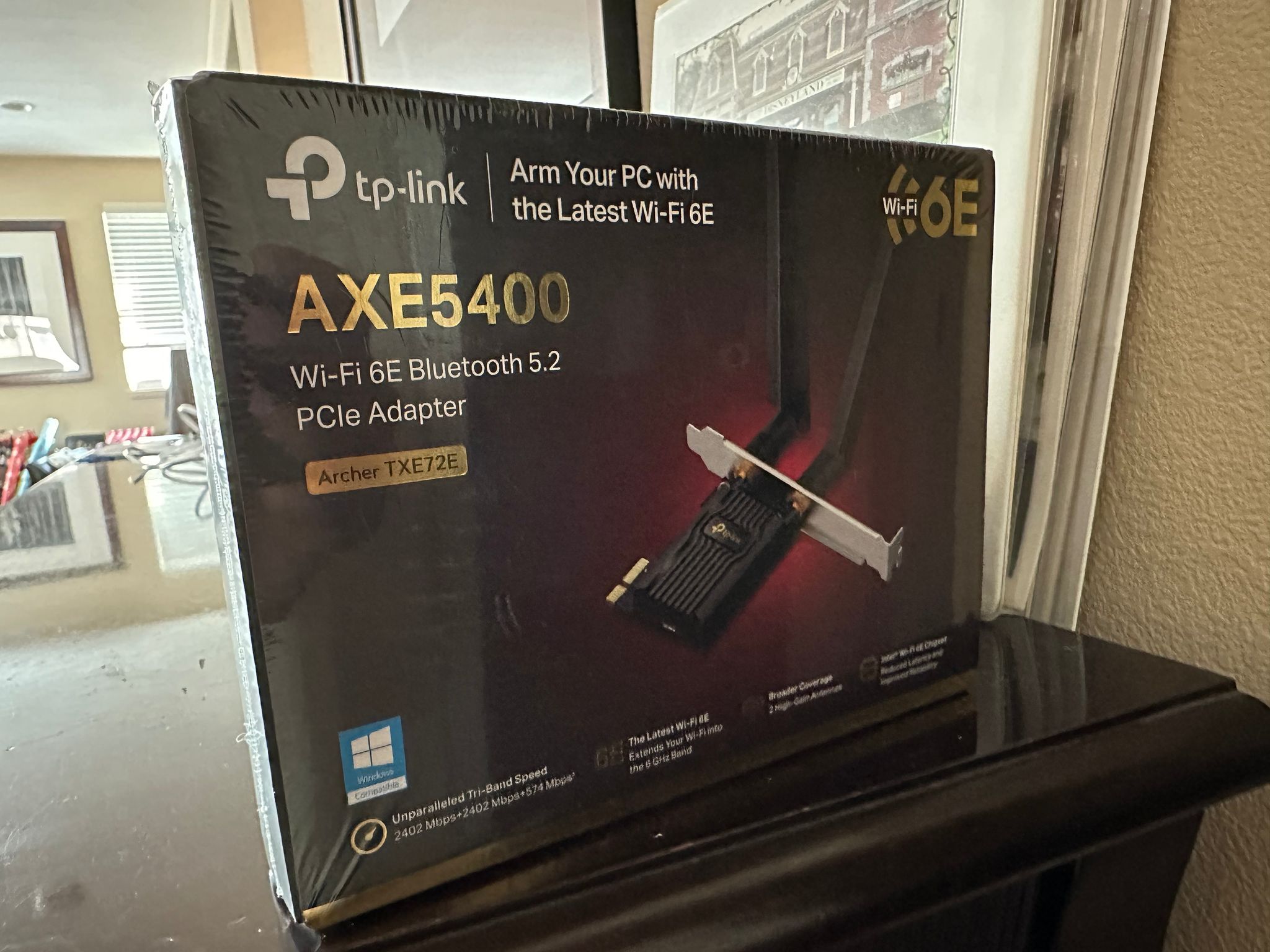 TP-Link WiFi 6E AXE5400 (Archer TXE72E) PCIe WiFi 6E/Bluetooth 5.3 Card