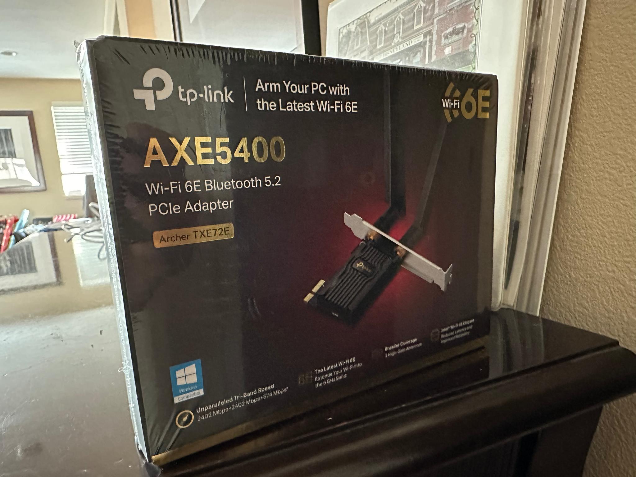 TP-Link WiFi 6E AXE5400 (Archer TXE72E) PCIe WiFi 6E/Bluetooth 5.3 Card