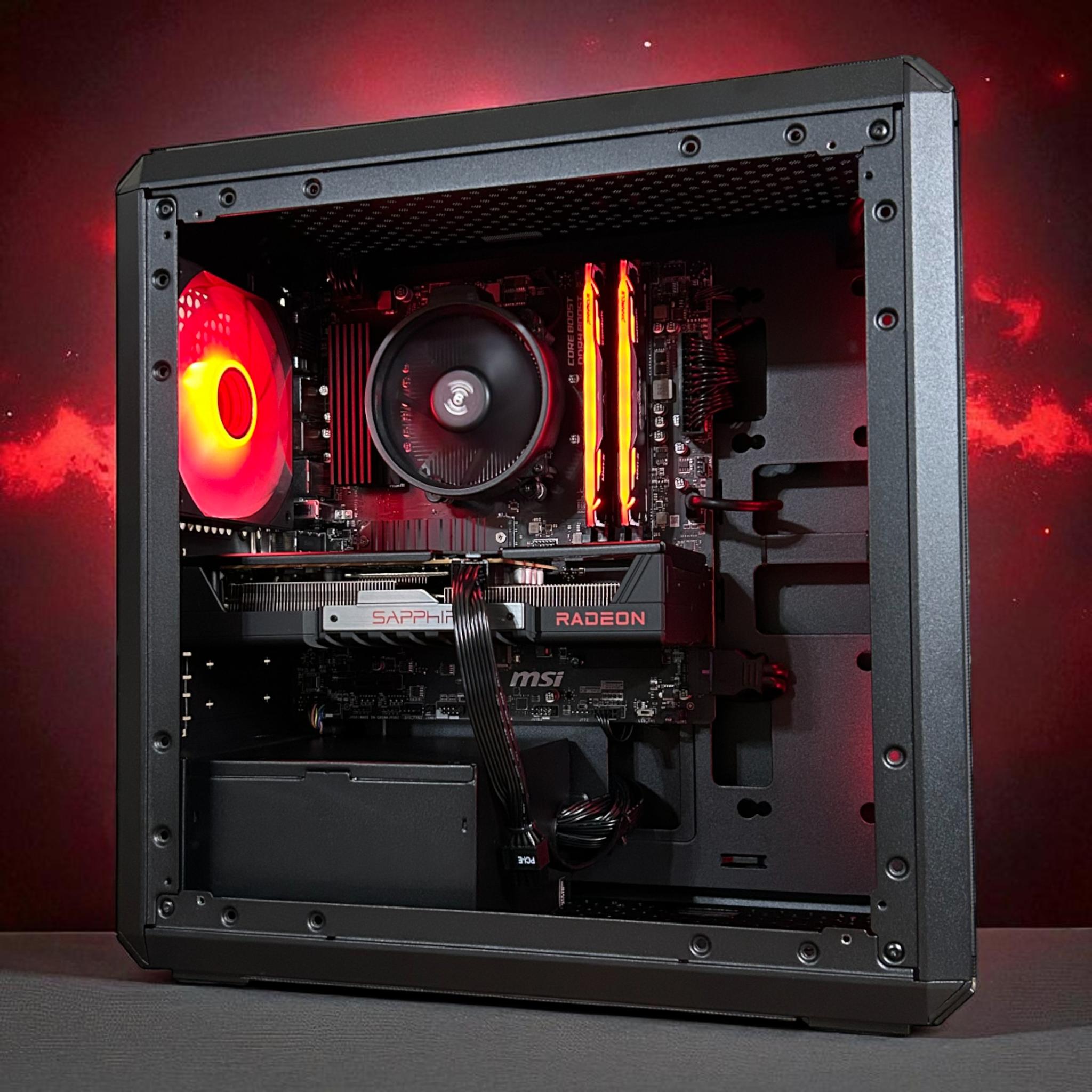 *HOLIDAY SALE* RX 9060XT 16GB | Ryzen 5 5600X | 32GB DDR4 | 1TB NVMe | The Dark Trooper Elite
