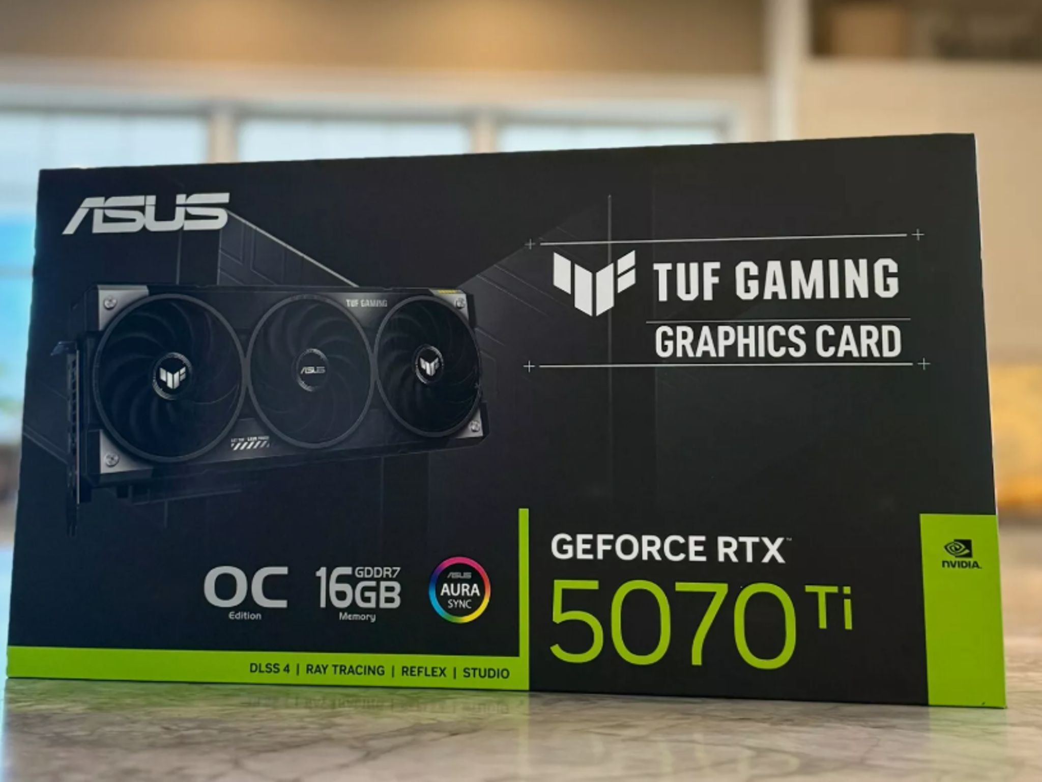 BNIB ASUS RTX 5070 Ti TUF Gaming Overclocked Triple Fan 16GB GDDR7