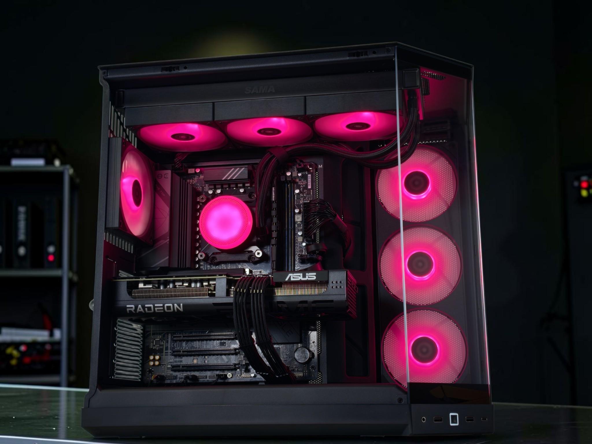 🔥🌋Nether 💥All AMD Gaming PC💥AMD RX 9070 GRE  12GB💥AMD Ryzen 7 8700F💥 16GB DDR5💥 1TB NVME