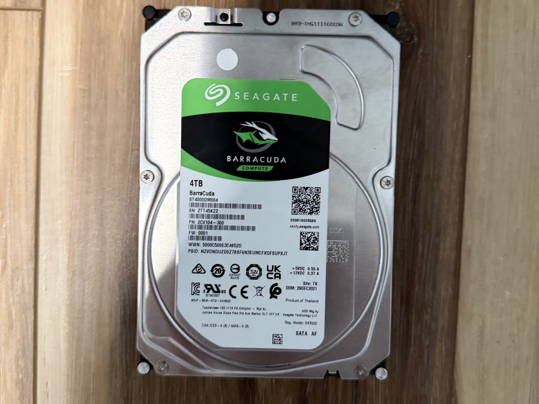 Seagate BarraCuda Compute 4tb SATA HDD