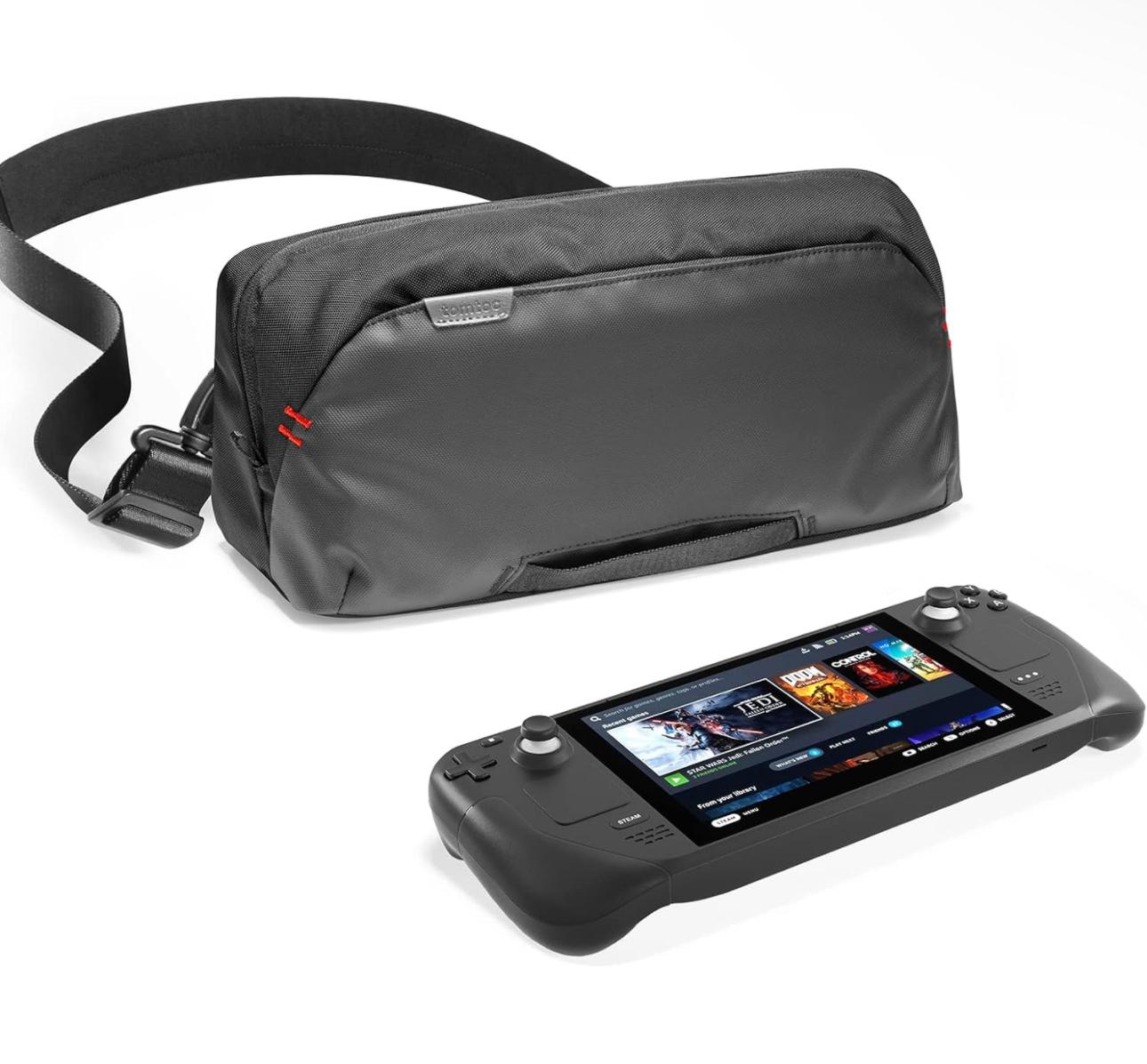 tomtoc Carrying Case for Steam Deck/Steam Deck OLED/ASUS ROG Ally, Storage Portable BaG