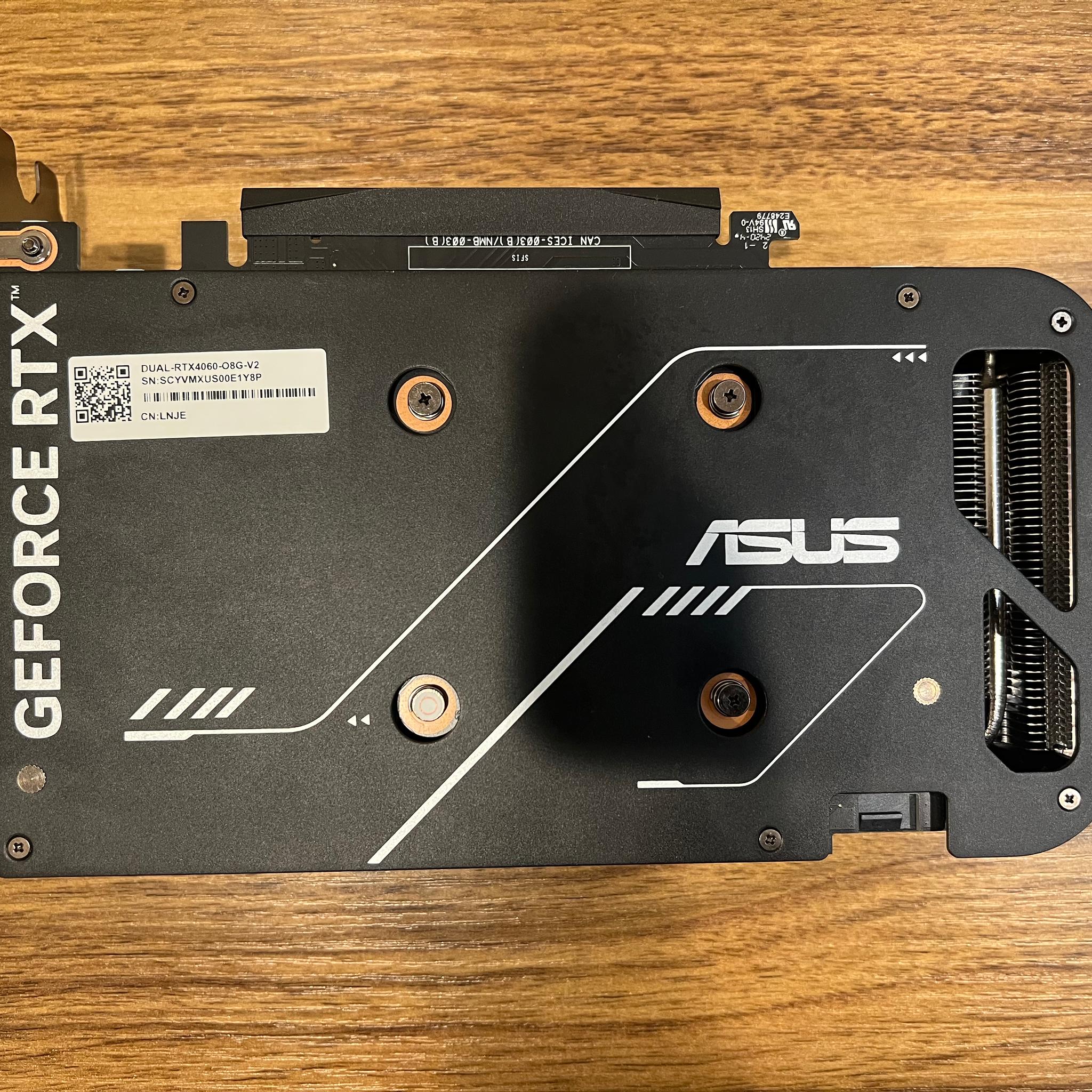 Nvidia RTX 4060 8GB ASUS DUAL V2 GPU Graphics Card