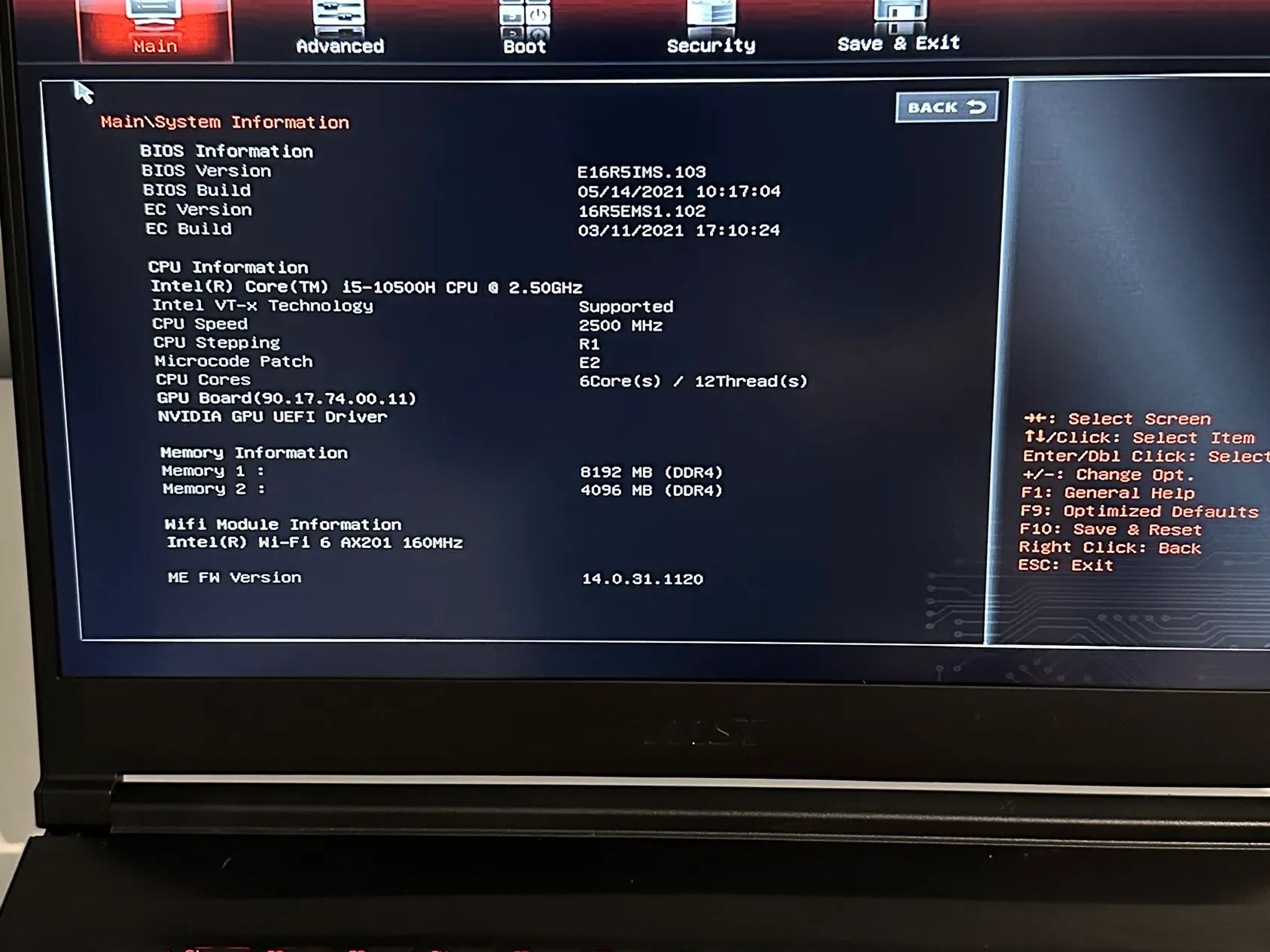 MSI GF63 Thin i5-10500H | GTX 1650 | 12GB Ram | 500GB SSD 15.6in 1080P 60Hz Gaming Laptop