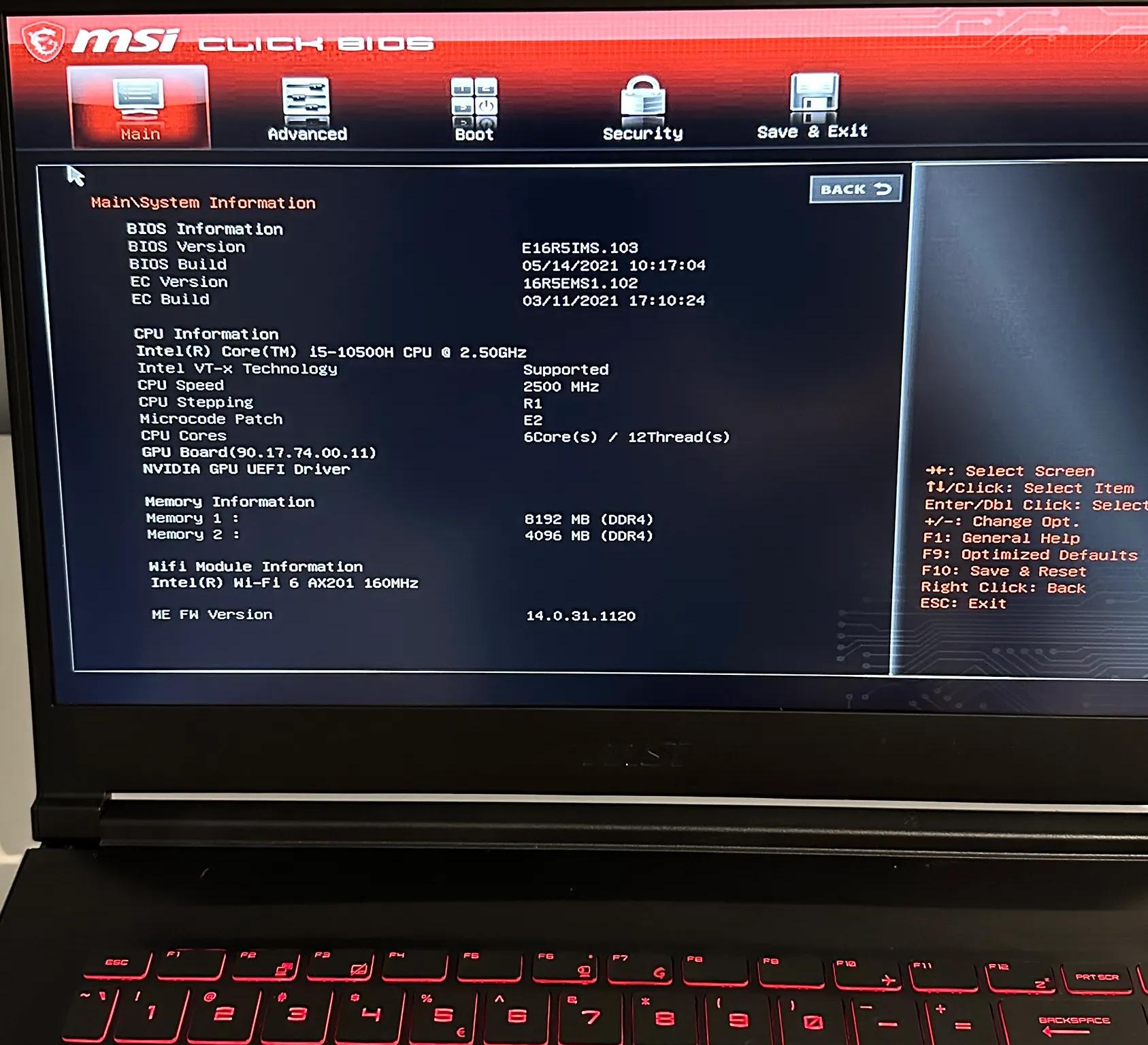MSI GF63 Thin i5-10500H | GTX 1650 | 12GB Ram | 500GB SSD 15.6in 1080P 60Hz Gaming Laptop