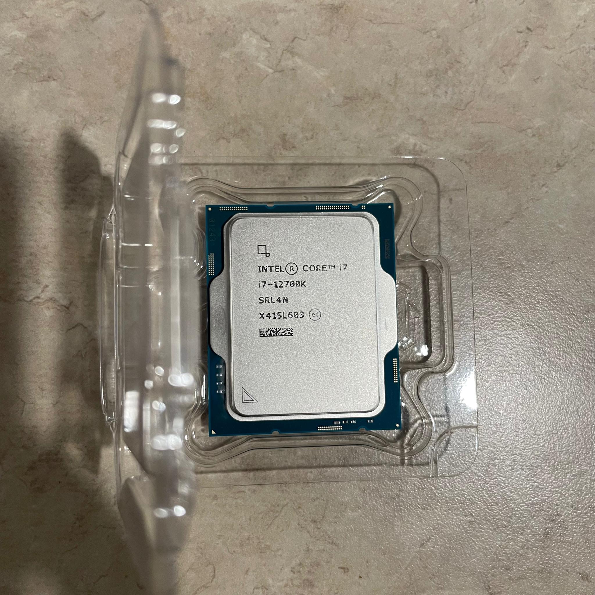 Intel Core i7 12700k Processor - Brand New Open Box