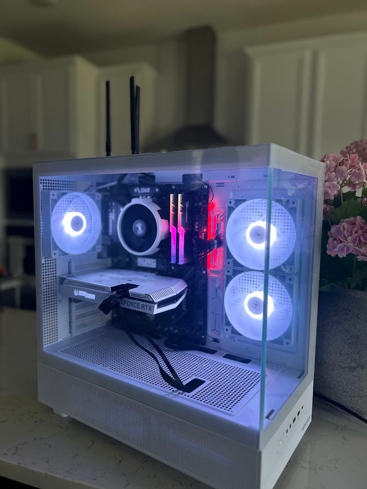 🔥ULTIMATE WHITE RGB GAMING PC – Ryzen 5 + RTX 3070 | 1TB SSD | READY TO GAME! 🔥