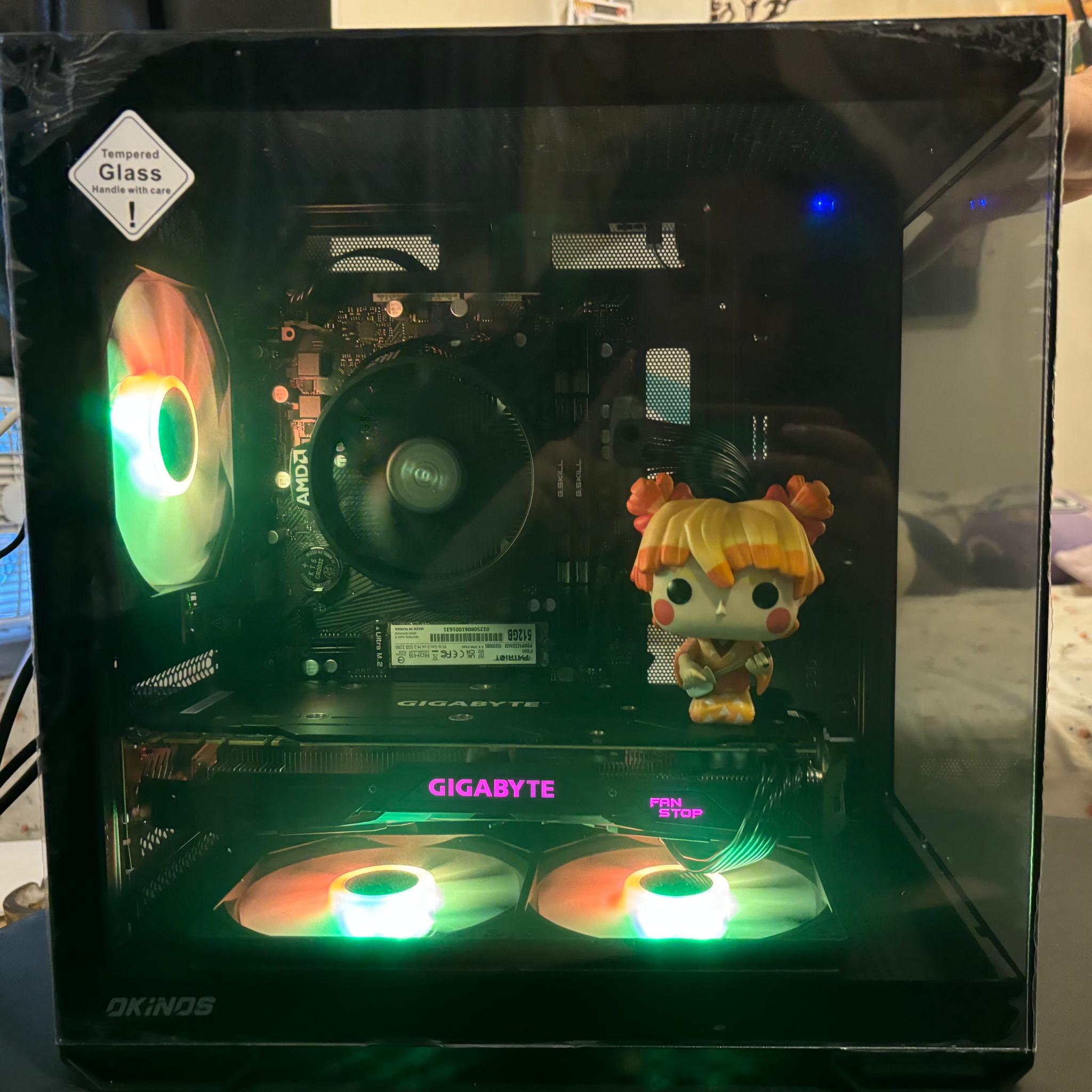 “Perfect All Black Gaming PC"| GTX 1070 8GB | Plug And Play Ready|
