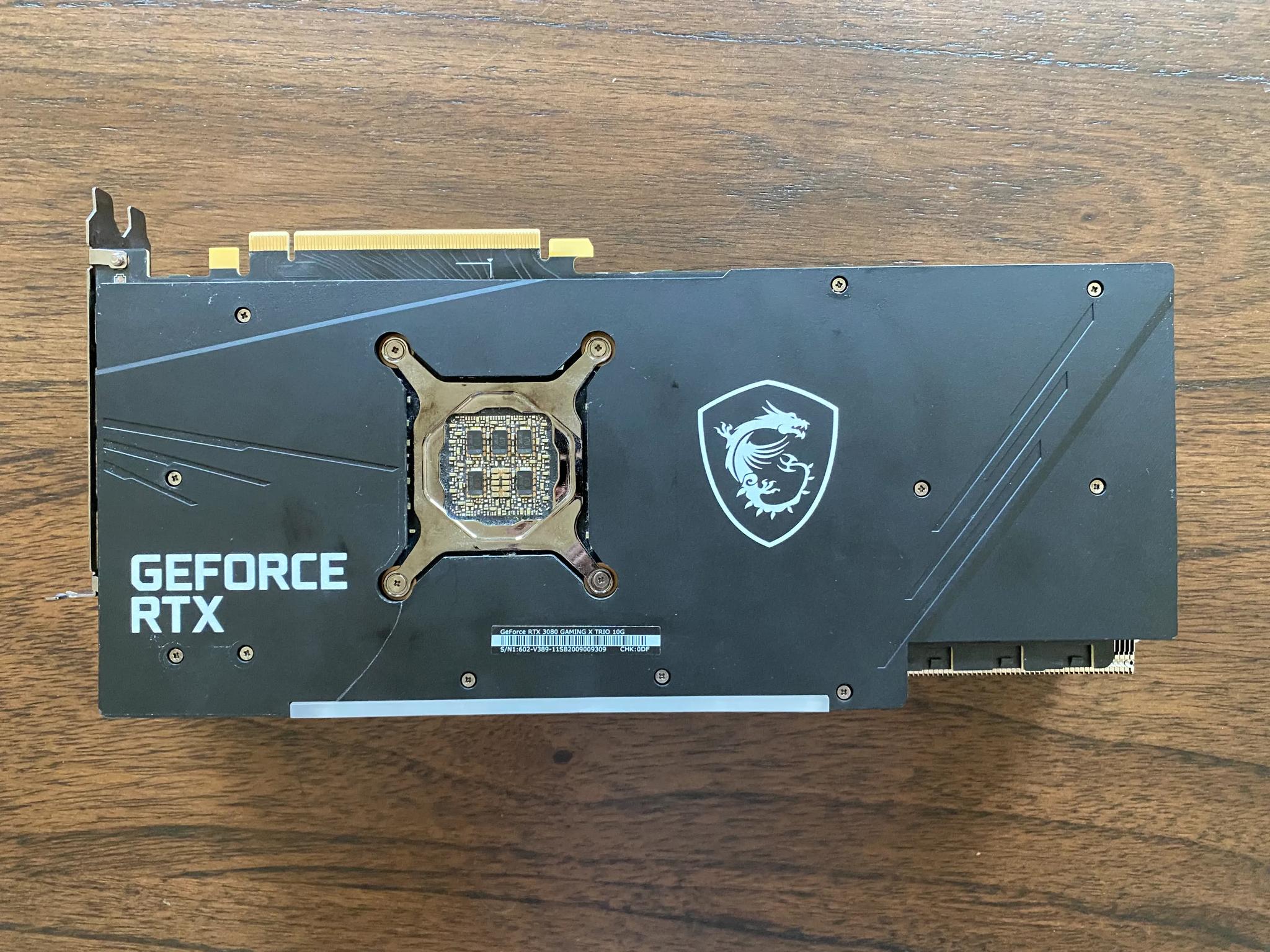 MSI GeForce RTX 3080 GAMING X TRIO 3080 10G FHR - READ DESCRIPTION