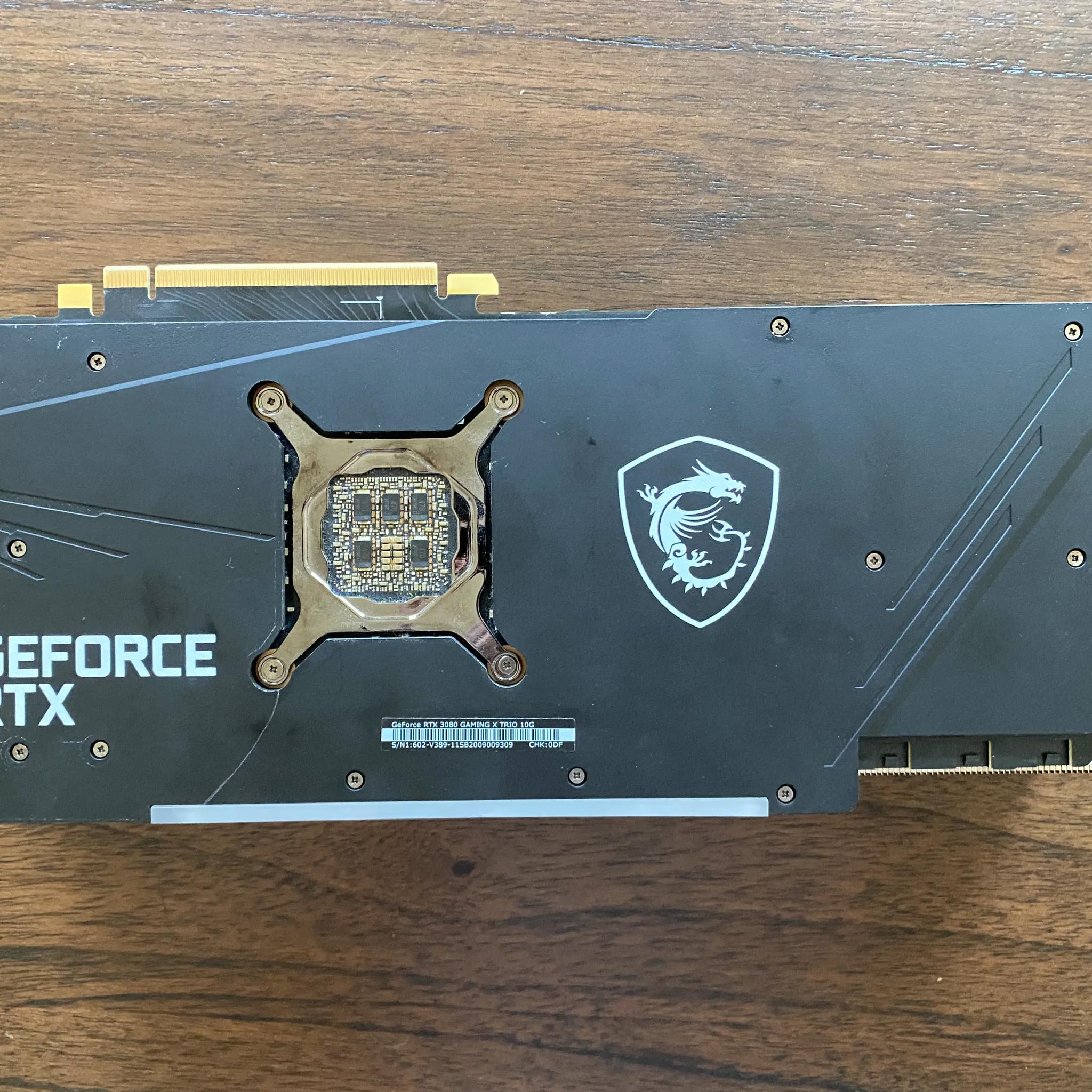 MSI GeForce RTX 3080 GAMING X TRIO 3080 10G FHR - READ DESCRIPTION