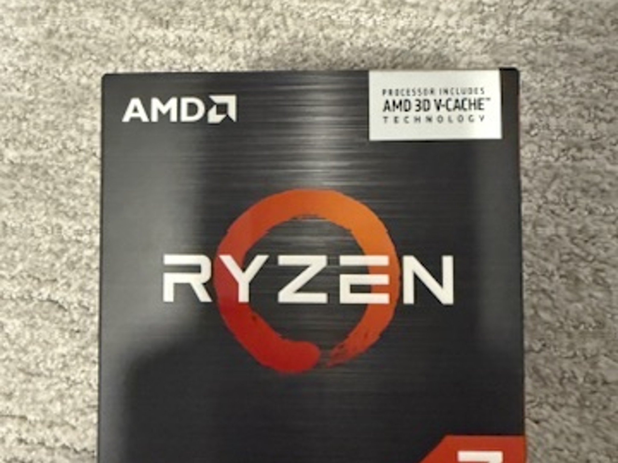 AMD Ryzen 7 5700X3D Vermeer AM4 3.0GHz 8 Core CPU - Heatsink Not Included-Slit on box top but sealed