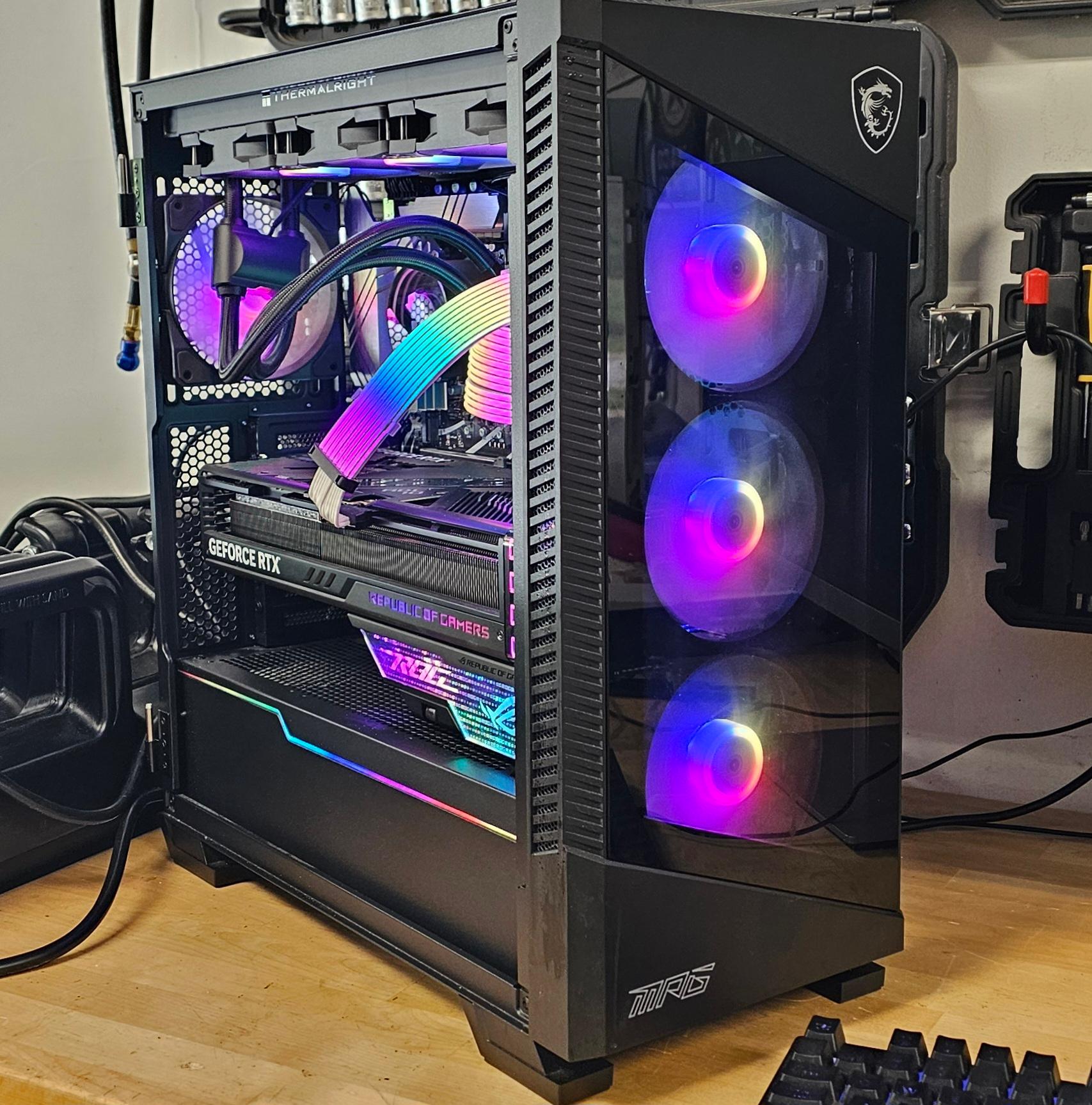 MSI MPG ATX PC Case with RGB Fans