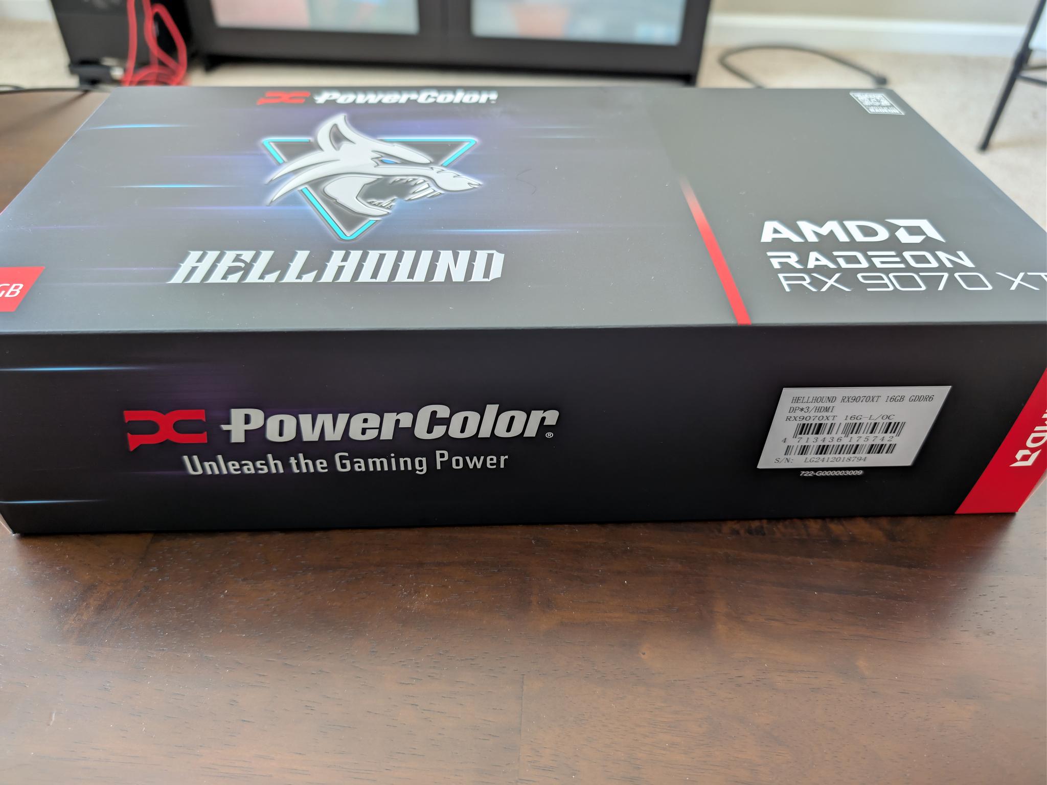 PowerColor Hellhound AMD Radeon RX 9070 XT OC 16GB
