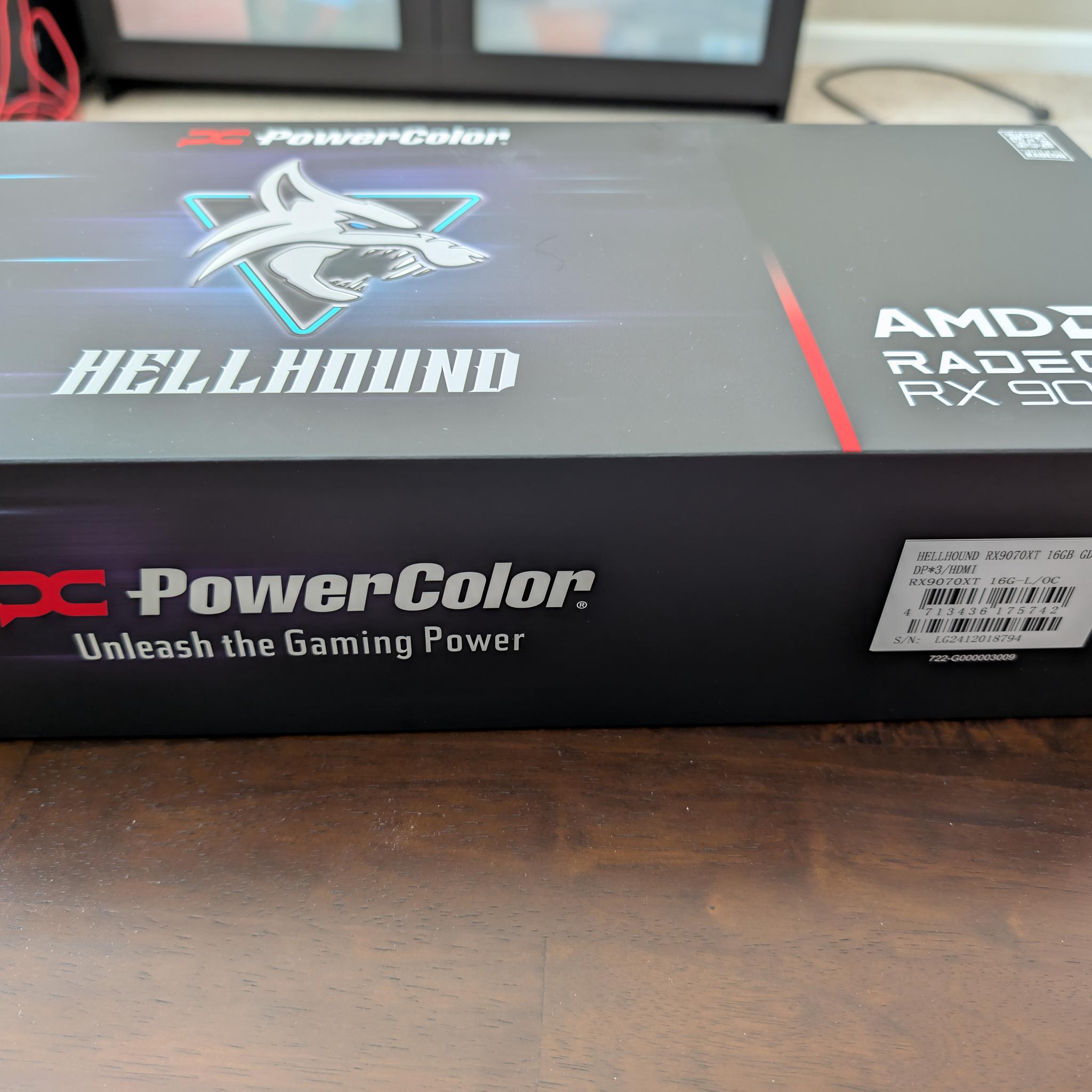 PowerColor Hellhound AMD Radeon RX 9070 XT OC 16GB