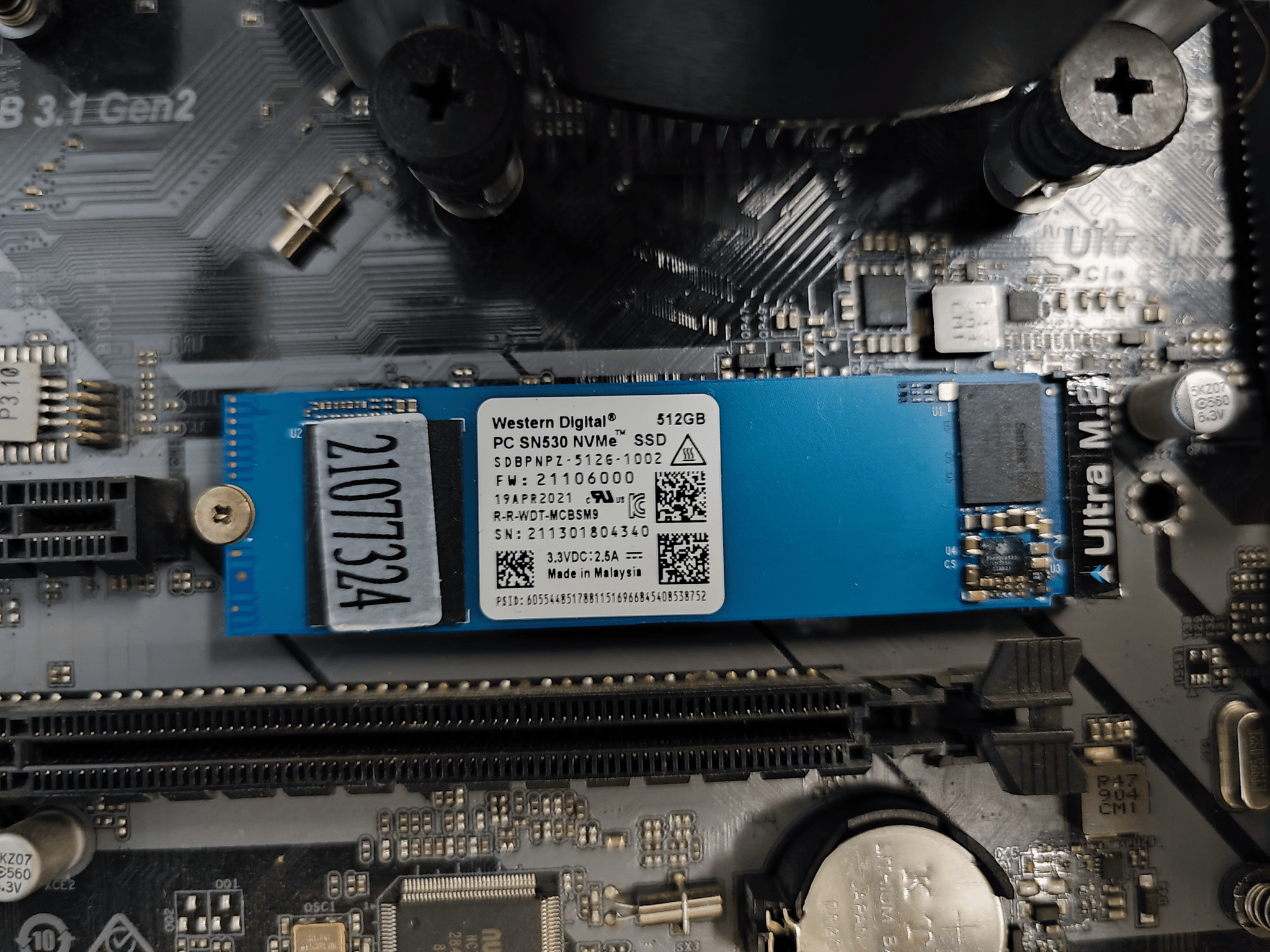 ASRock B450M Pro4 mATX | Ryzen 3600 | WD Blue SN530 512GB NVME SSD