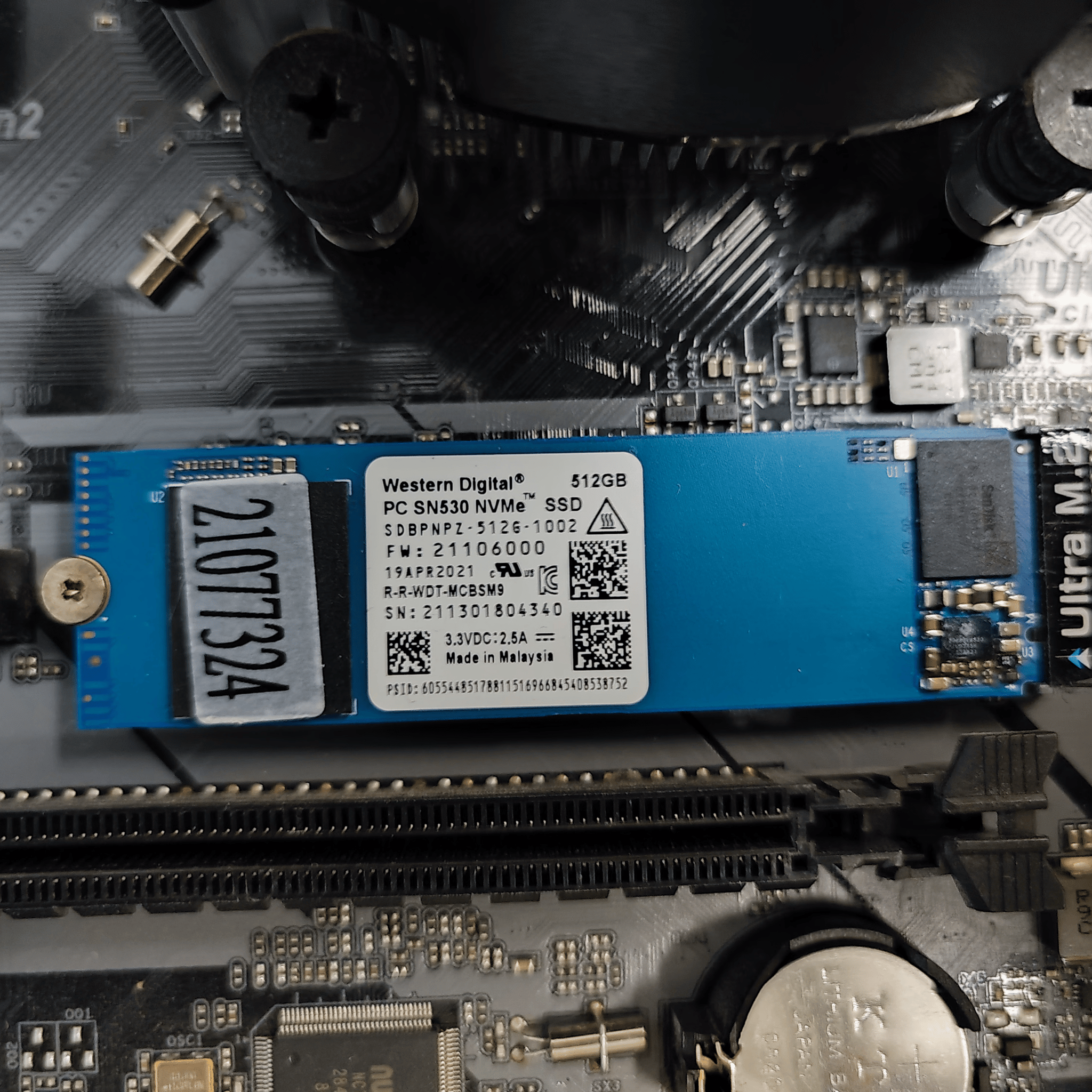 ASRock B450M Pro4 mATX | Ryzen 3600 | WD Blue SN530 512GB NVME SSD