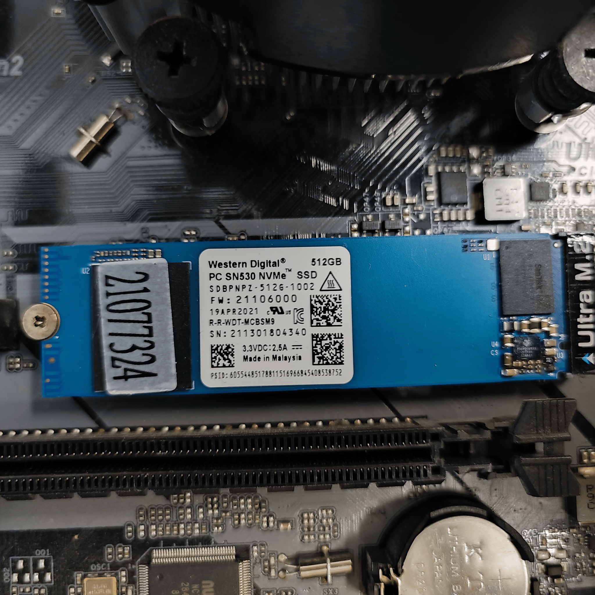 ASRock B450M Pro4 mATX | Ryzen 3600 | WD Blue SN530 512GB NVME SSD