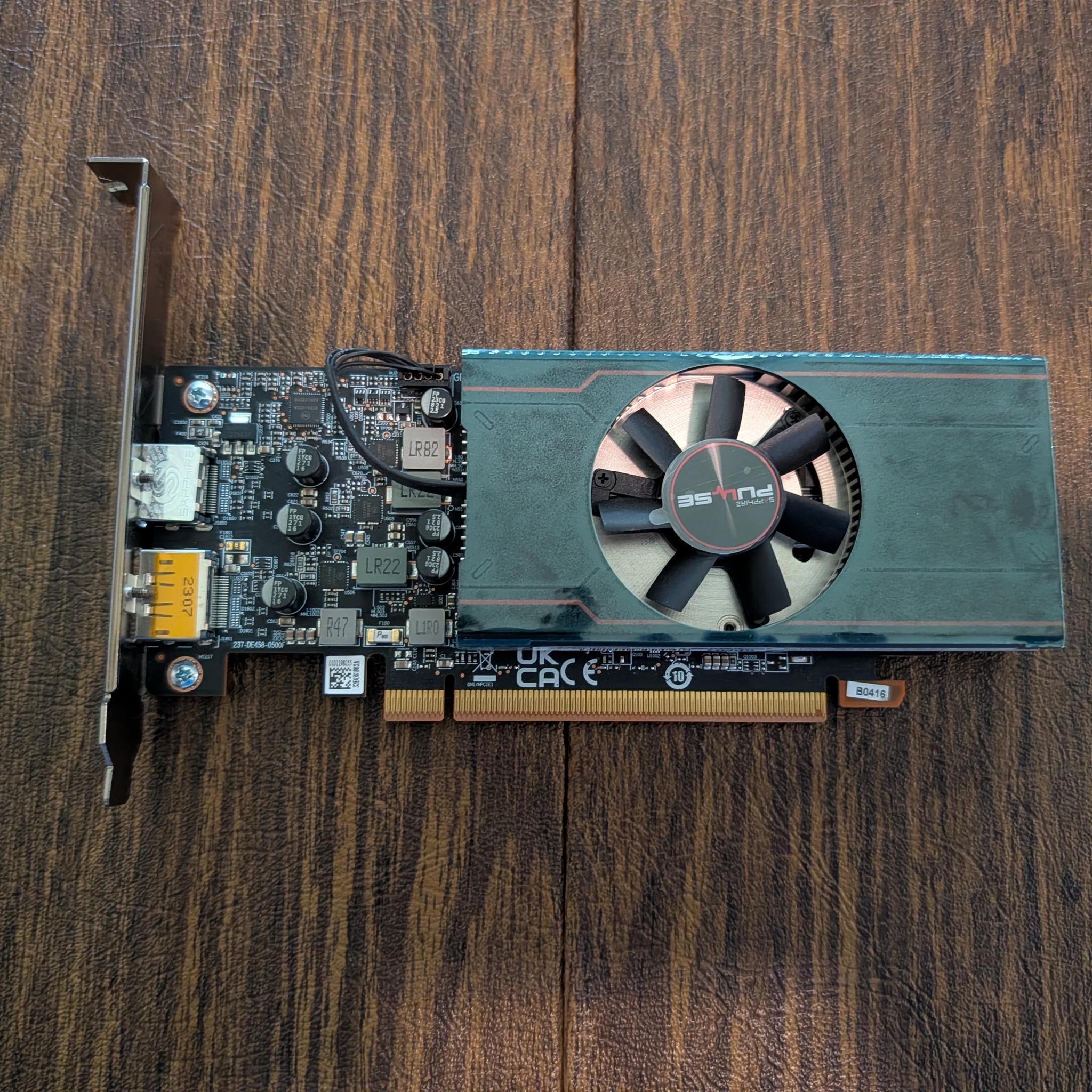 SAPPHIRE PULSE AMD Radeon RX 6400 4GB GDDR6 Low Profile
