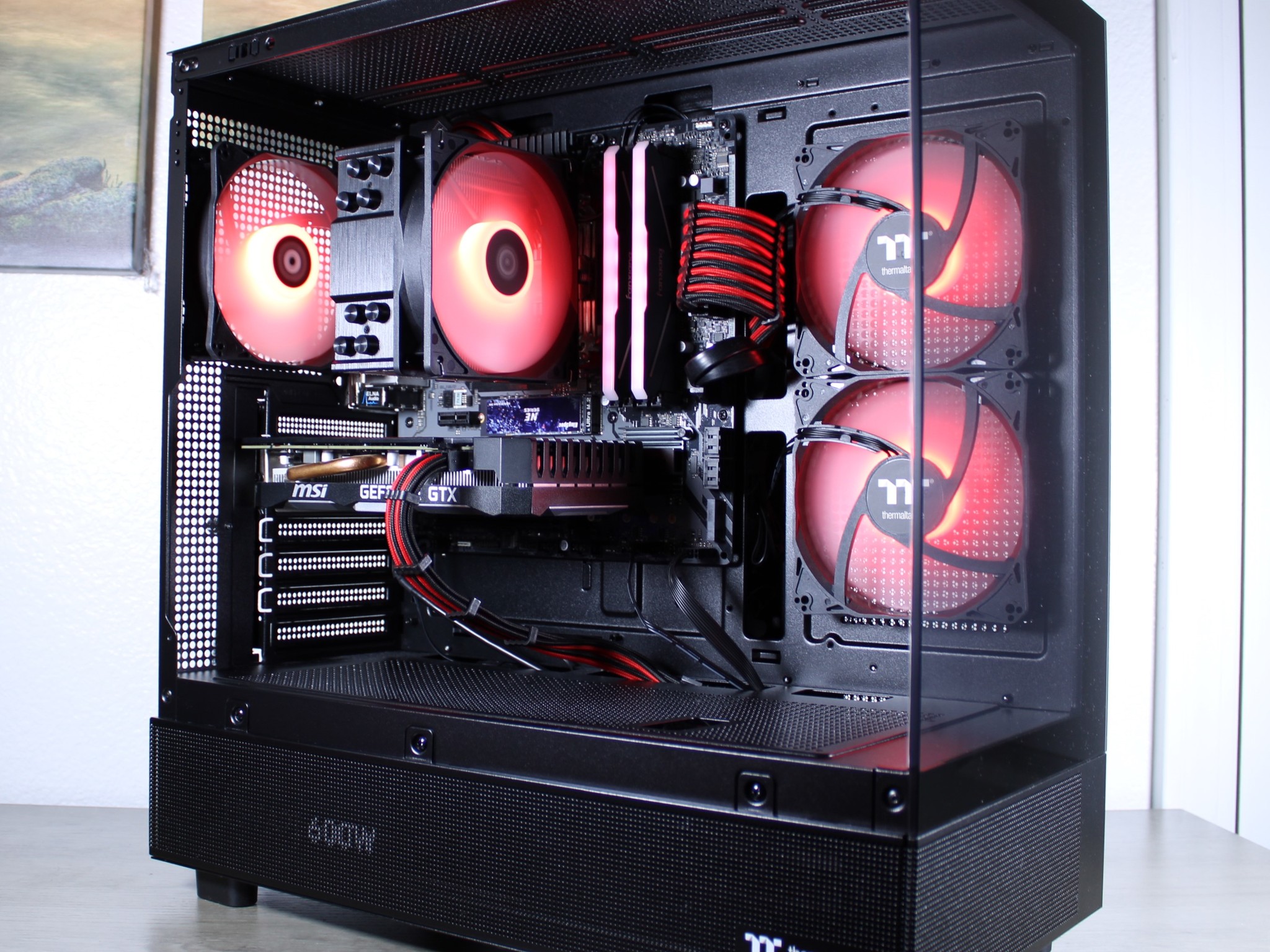 ⚫️🔴 GAMING PC!! | GTX 1660 Super | Ryzen 5 2600 | RGB 16GB Ram | 1TB NVME | Win 11 Activated | WIFI