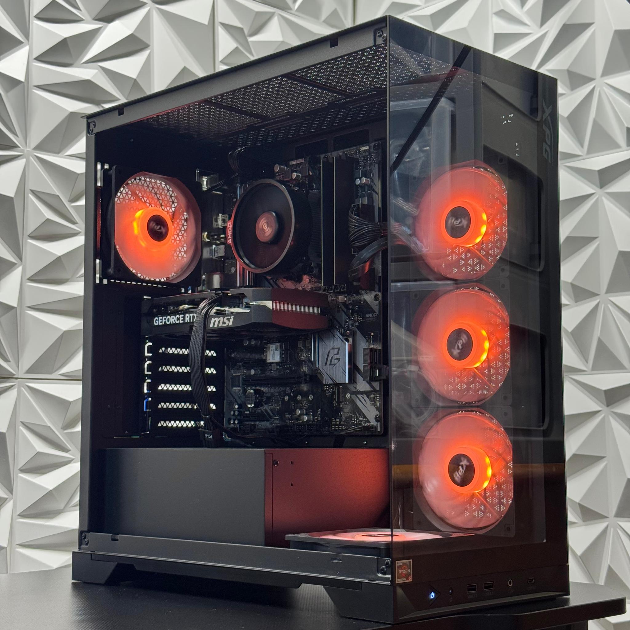 Rtx 5060 / Ryzen 5 5500 / 16GB Ram / 512GB SSD / Windows 11 Pro / RGB control