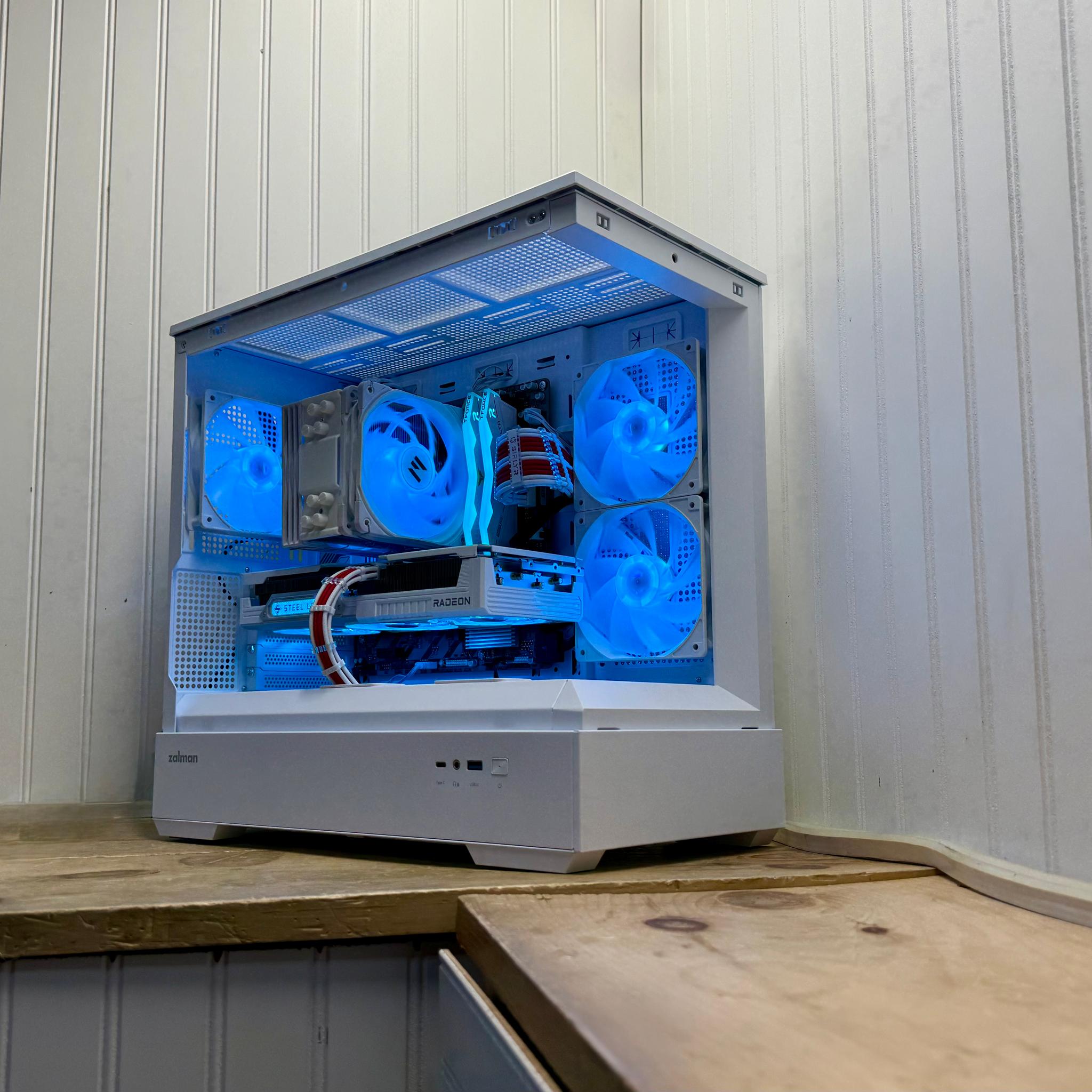 ❄️ Arctic Strike – 1440p Beast | RX 9060 XT 16GB | Ryzen 5 9600X | 4TB/16gb ddr5/650 watt psu ❄️