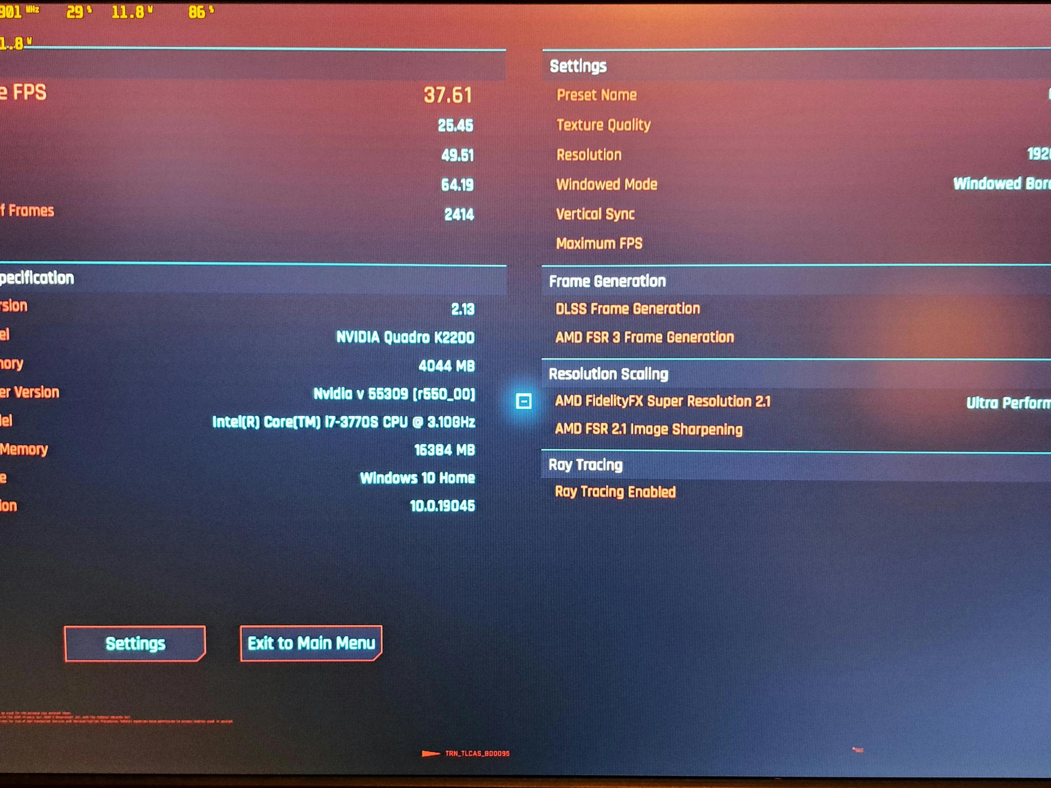Budget 1080p Esports Gaming PC i7 16GB RAM Quadro K2200 4GB Win 10 Activated NVENC CLOSEOUT PRICE!