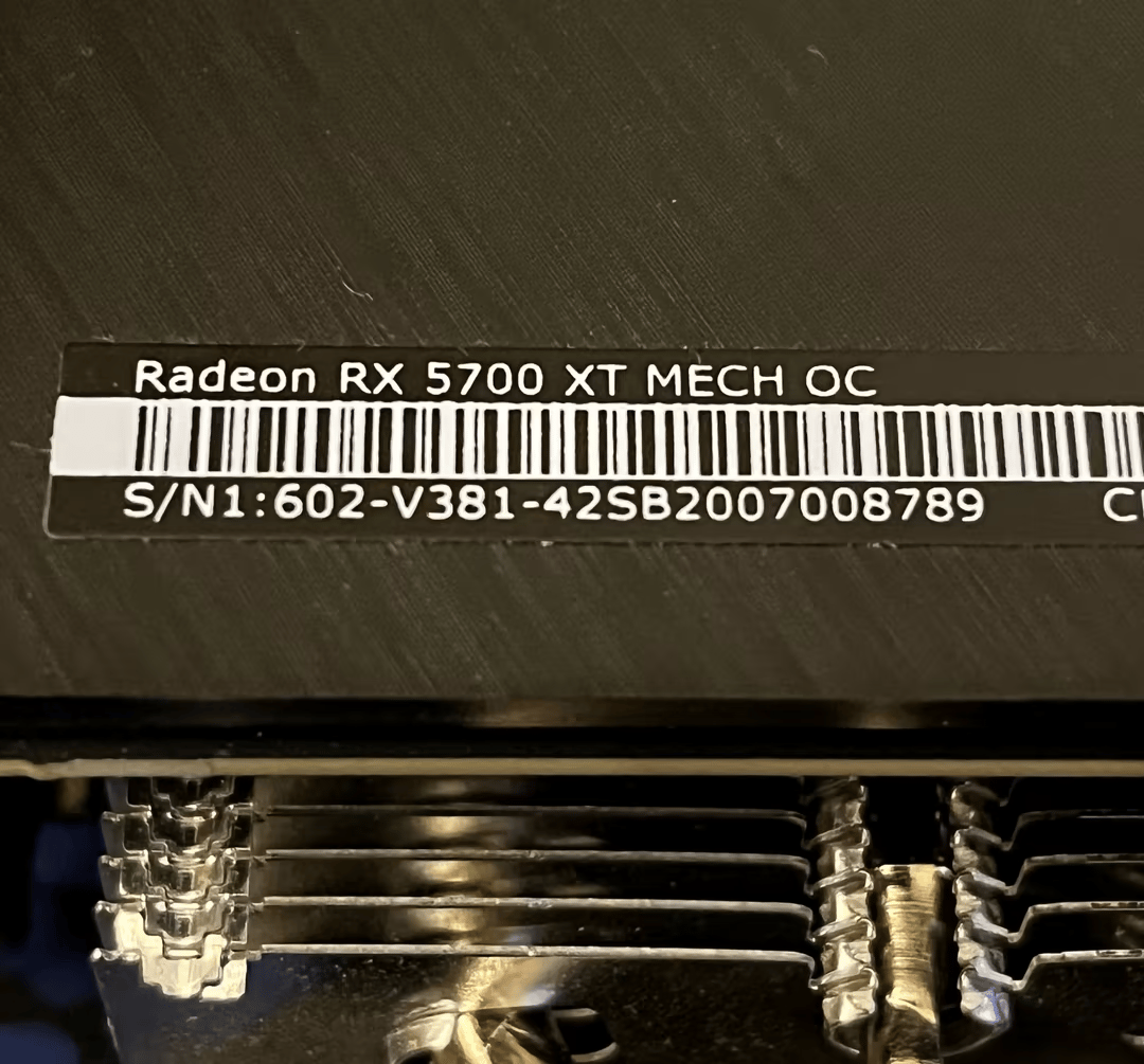 MSI 5700XT Mech OC 