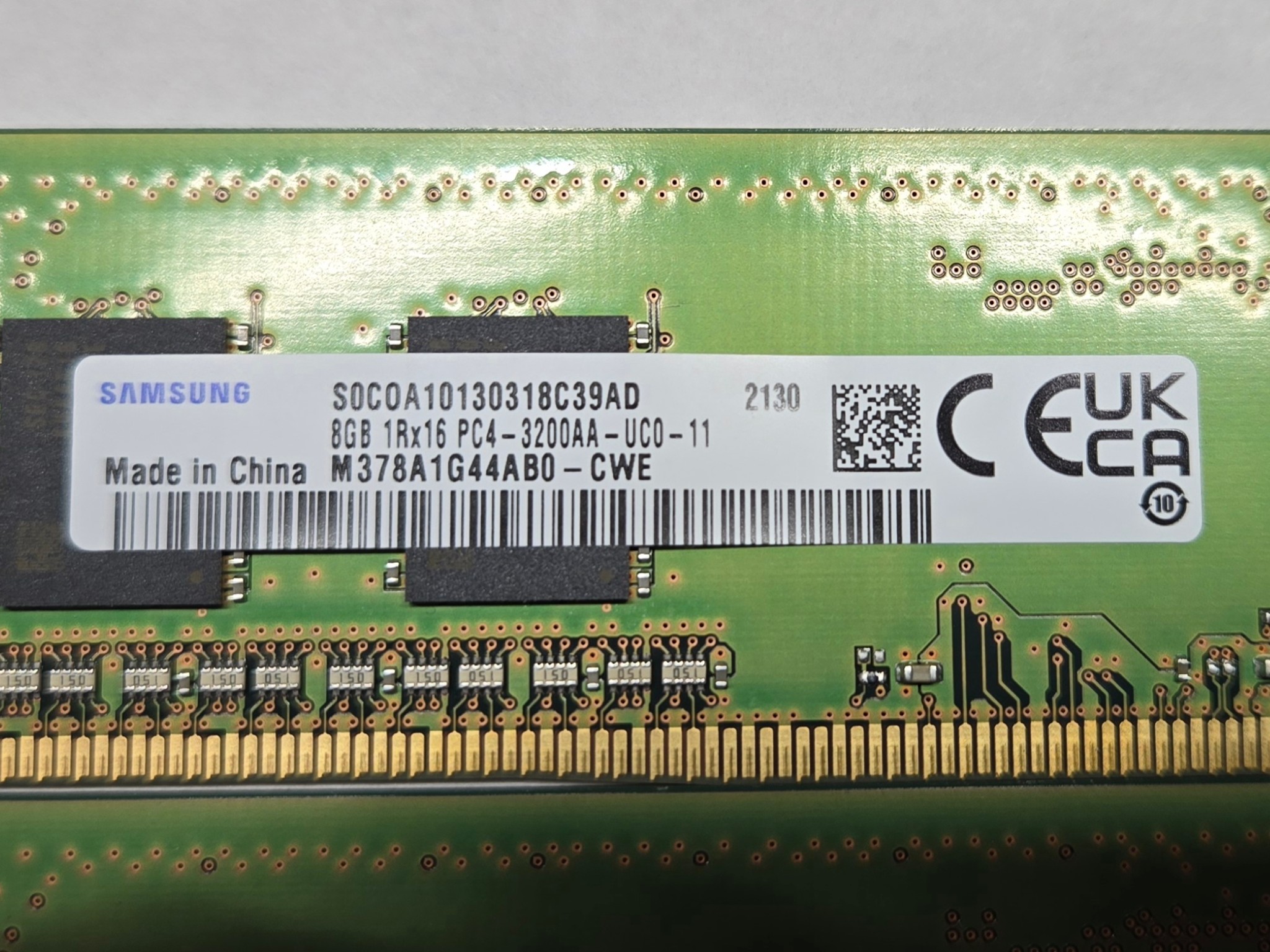 Samsung 16GB (2x8GB) DDR4 3200MHz RAM Kit
