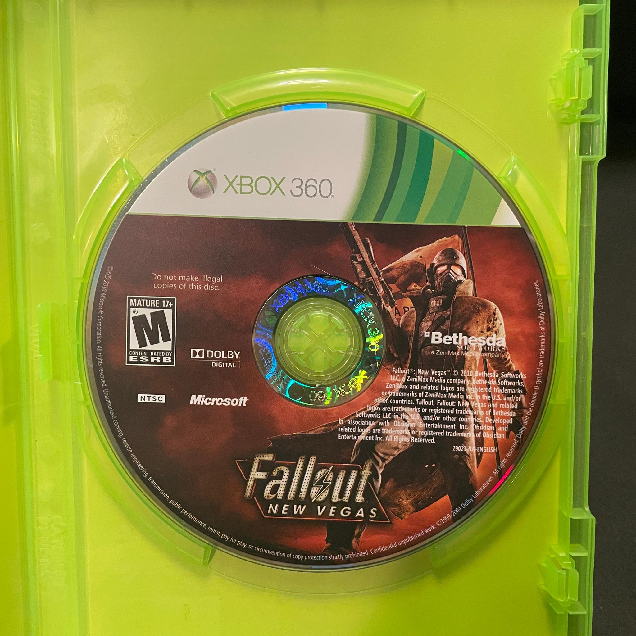 Fallout New Vegas Xbox 360
