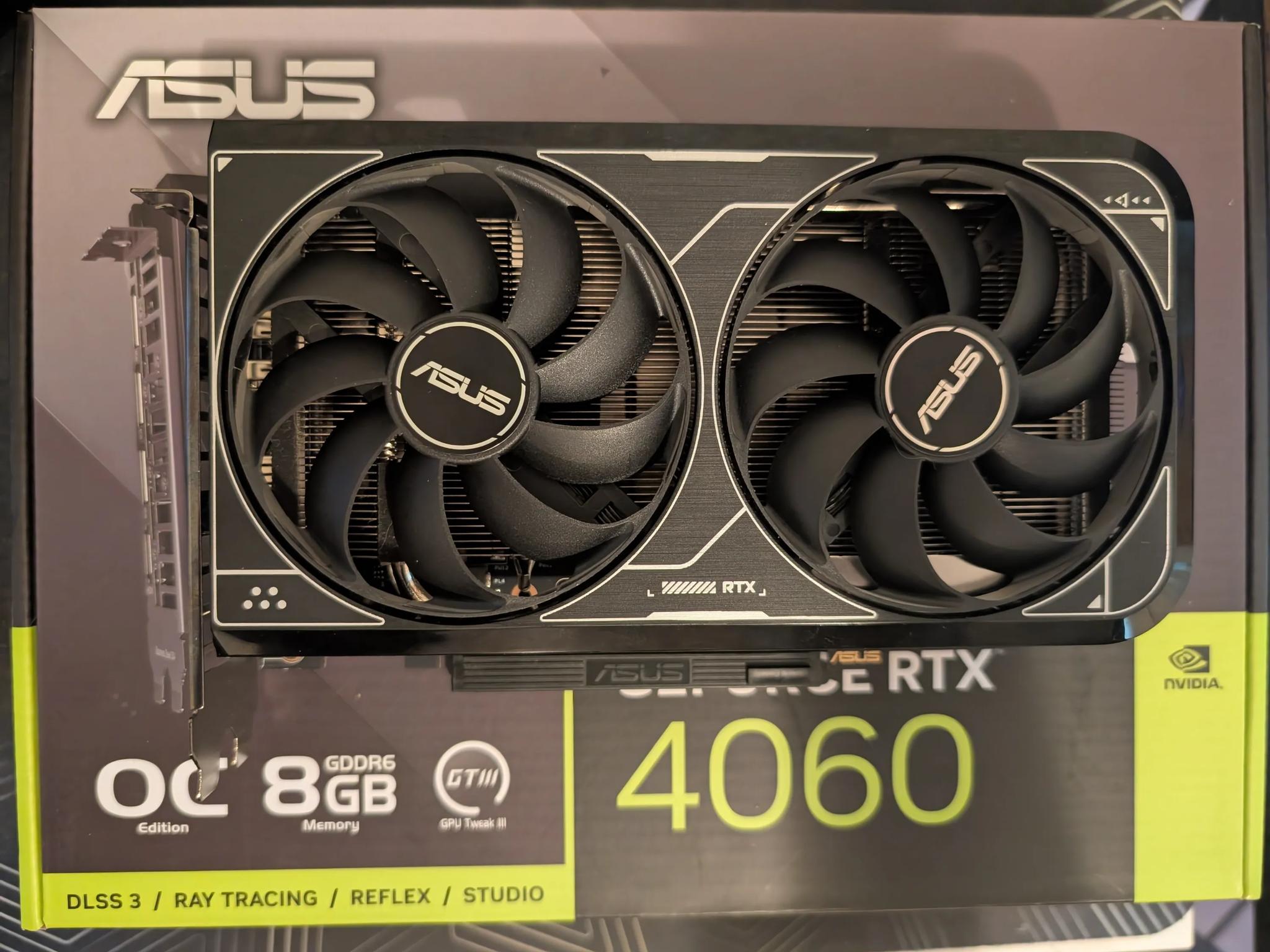 ASUS Dual GeForce RTX™ 4060 V2 OC 8GB GDDR6