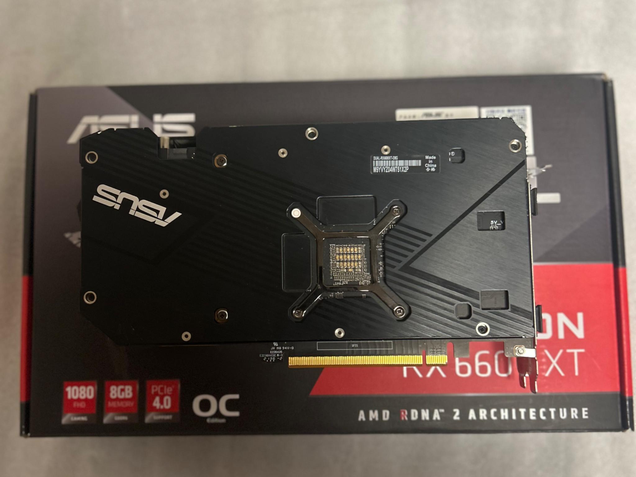 ASUS Dual AMD Radeon RX 6600 XT OC Edition 8GB GDDR6 Gaming Graphics Card