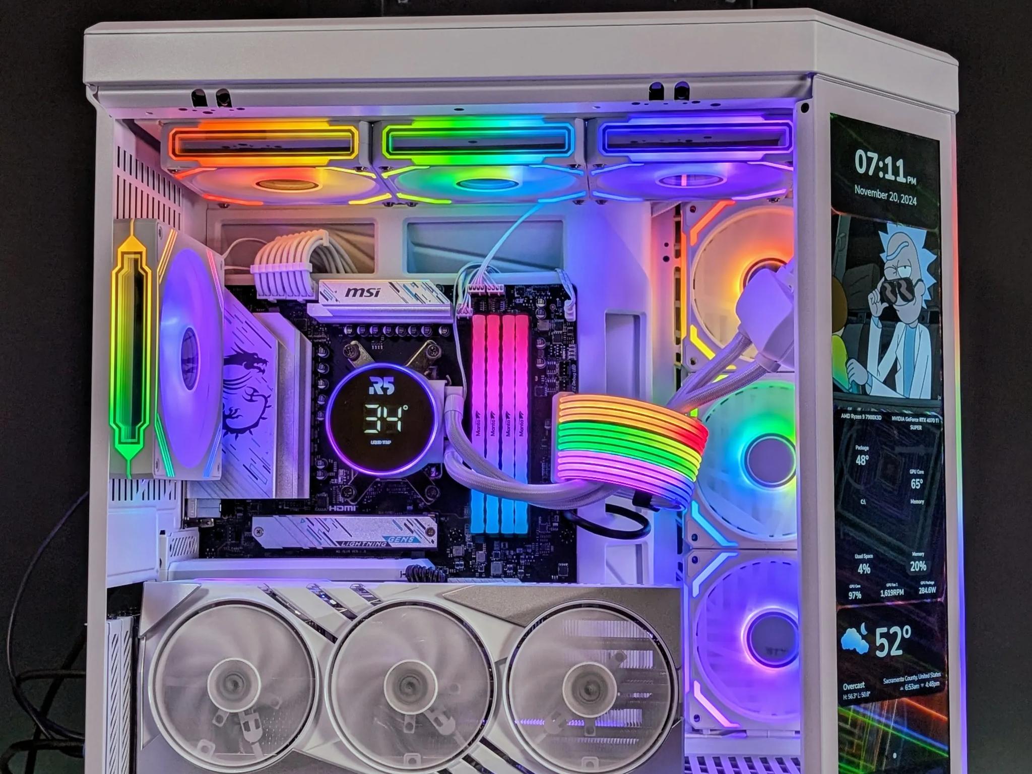 RTX 4070ti Super // Ryzen 9 7900x3D // 32GB DDR5 // 2TB Samsung 990 Pro // WiFi - Hyte Y70 Infinite!