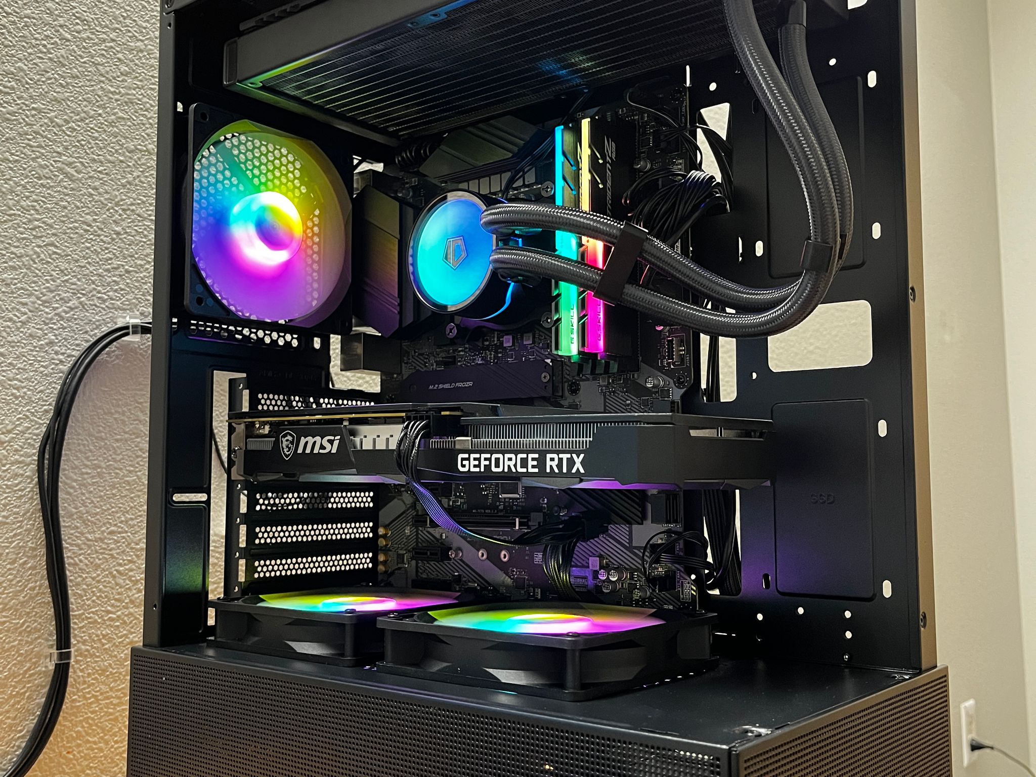 GeForce RTX 3060 12gb Custom Gaming PC - Core i5-10400F, 16GB RAM, 1TB NVMe SSD