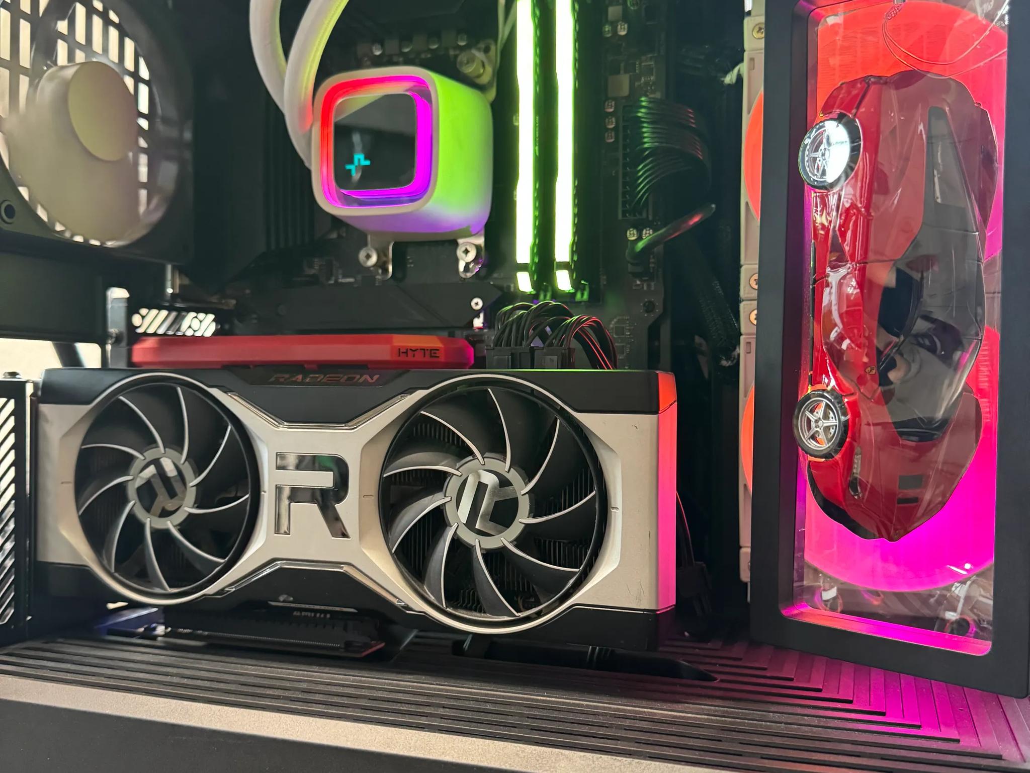 Ryzen 5 5600X | RX 6700 XT | 64GB RGB RAM | 2 TB NVMe | HYTE Y40 (Red Ferrari Theme)