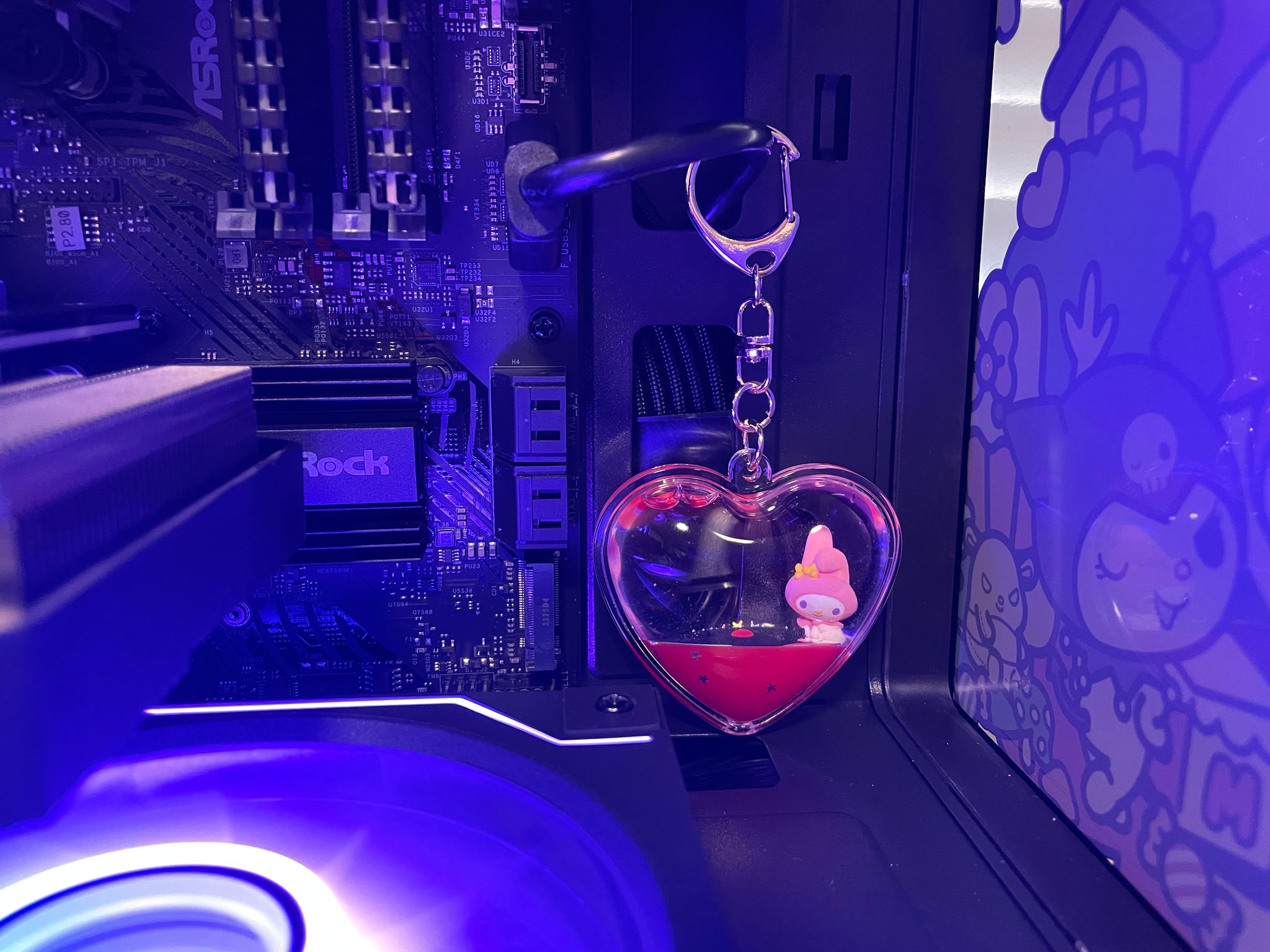 My Melody & Kuromi Inspired Gaming PC (RTX 3060 Ti | Ryzen 5 3600 | 32GB RAM | 500GB SSD | WiFi)