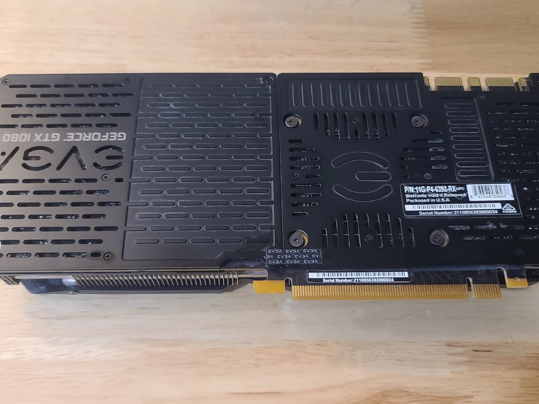 EVGA GTX 1080ti Black Edition 11GB VRAM GPU