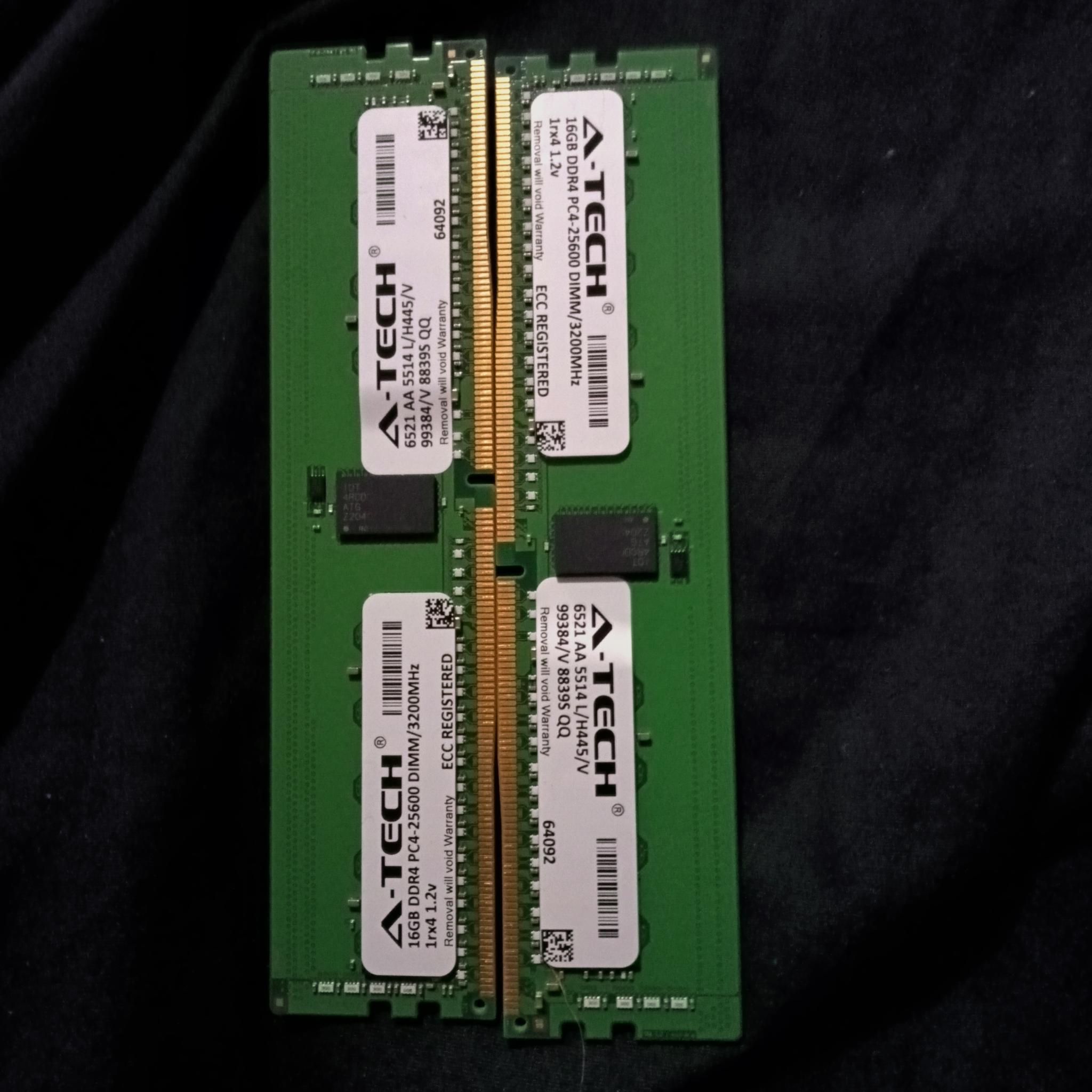 Atech 16GB DDR4 PC4-25000 DIMM ECC RAM