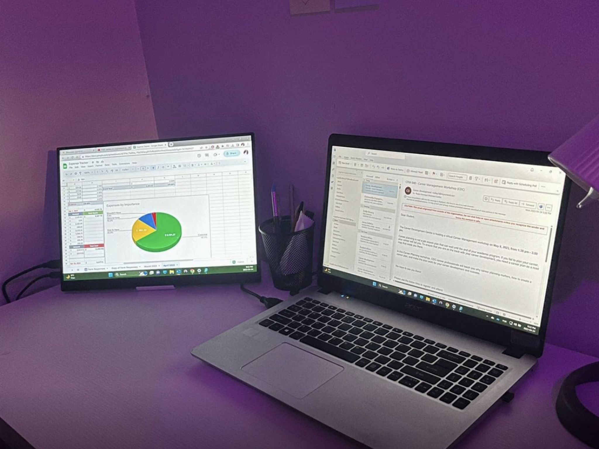 2.5K Portable Monitor, 16" 2520x1680 QHD USB-C HDMI