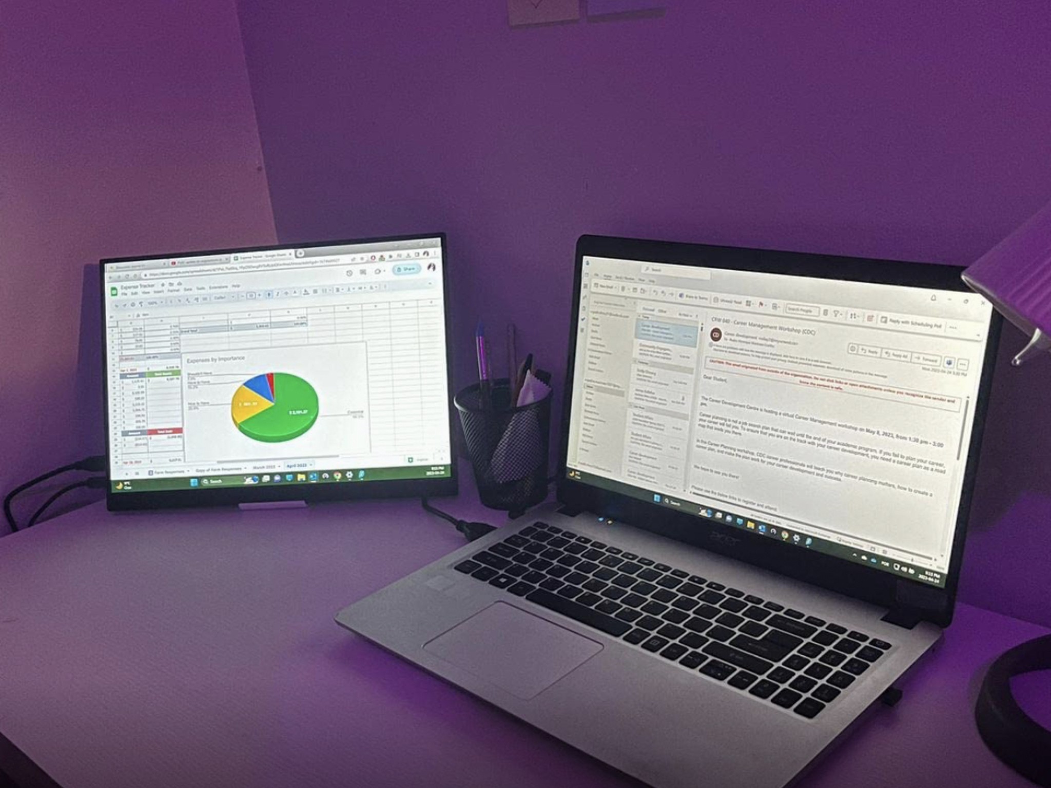 2.5K Portable Monitor, 16" 2520x1680 QHD USB-C HDMI