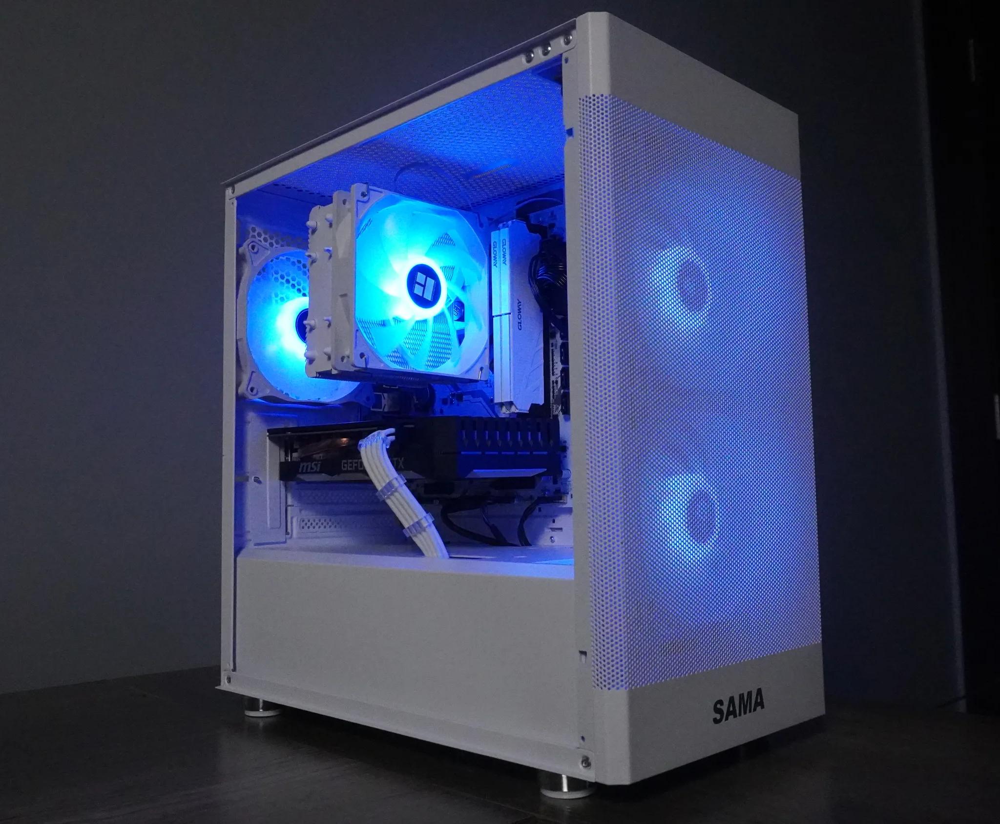 🤍ALL WHITE🤍 1080p GAMING MACHINE 💚GTX 1660 Super 🧡 Ryzen 5 2600x | 16GB | 1TB | WIFI