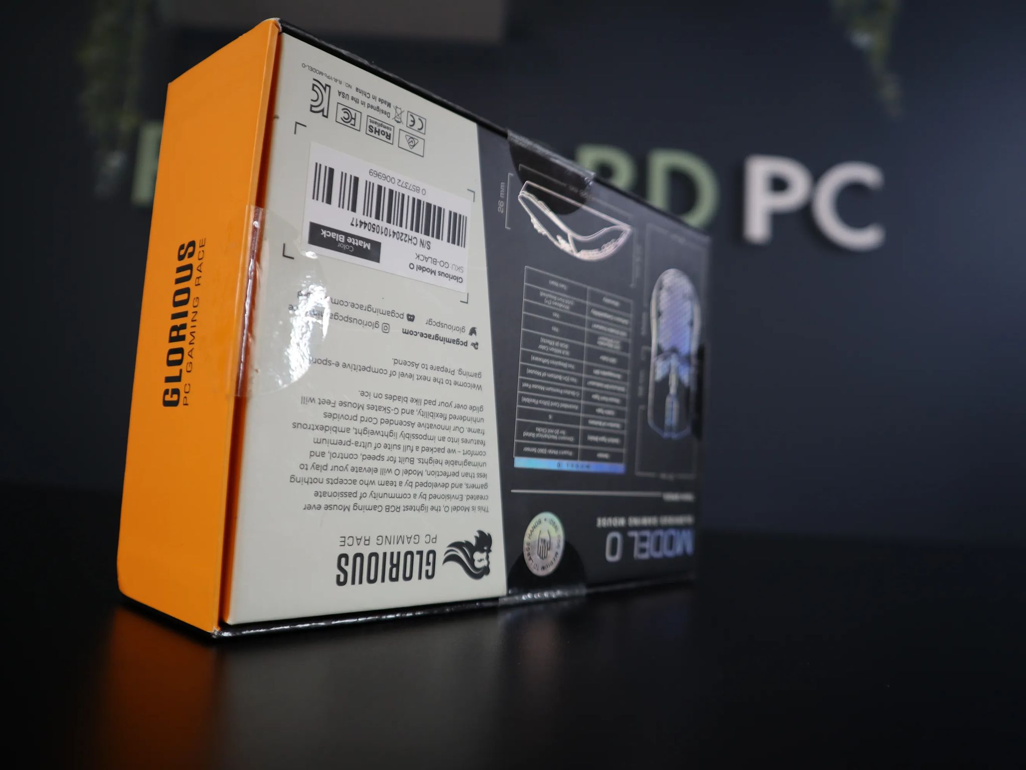BRAND NEW GLORIOUS MOUSE | MODEL 0 | BLACK | SEALED IN BOX!